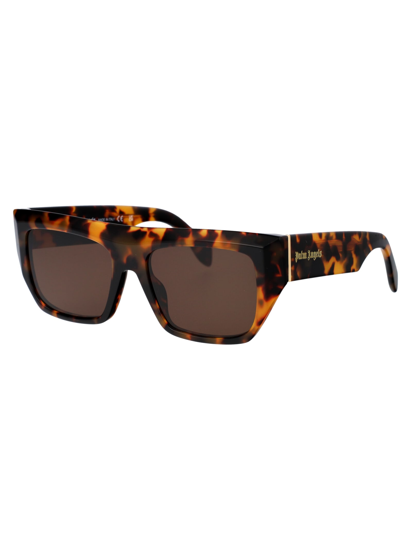 Shop Palm Angels Niland Sunglasses In 6064 Havana