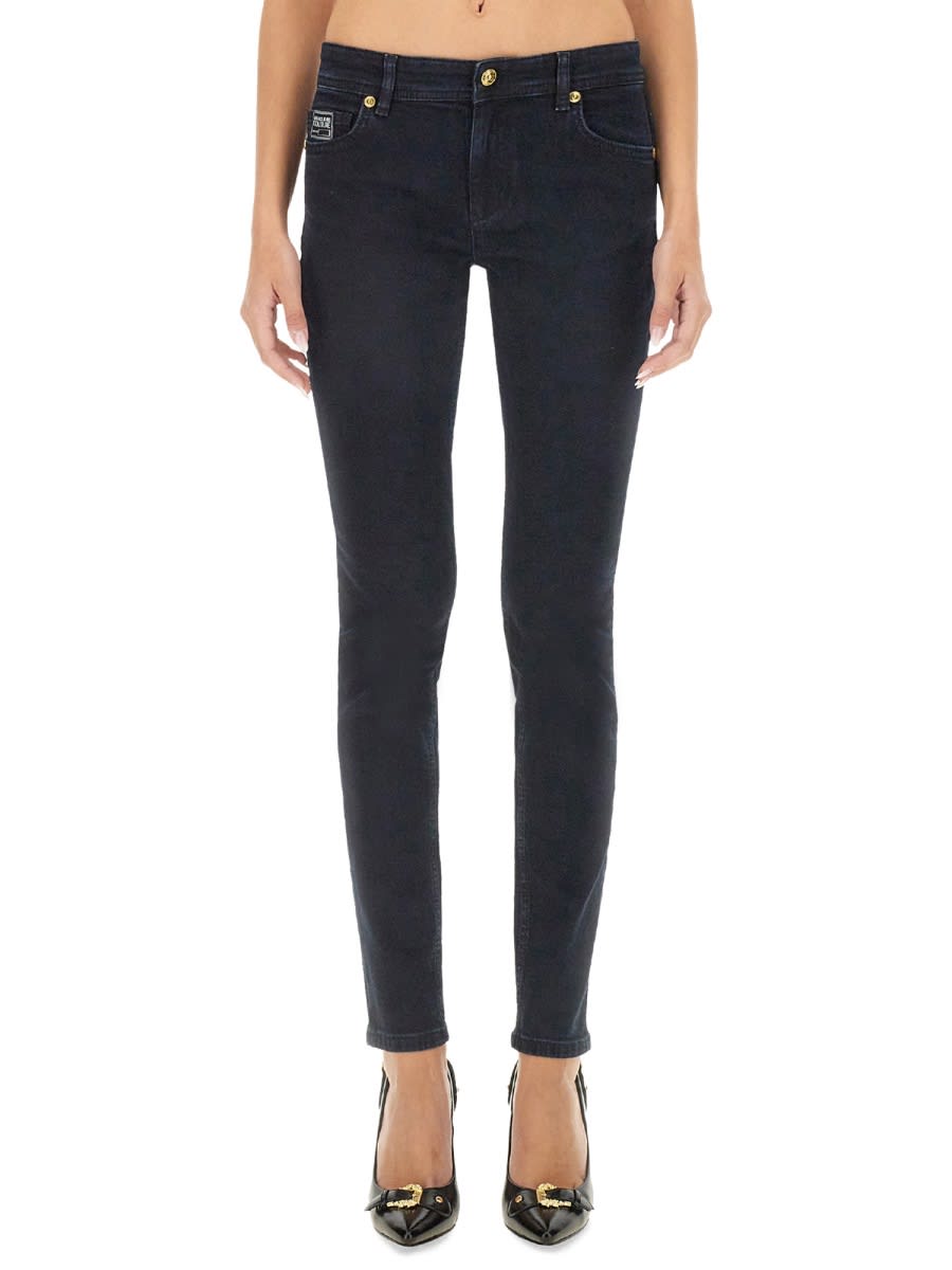 Versace Jeans Couture Slim Fit Jeans In Black