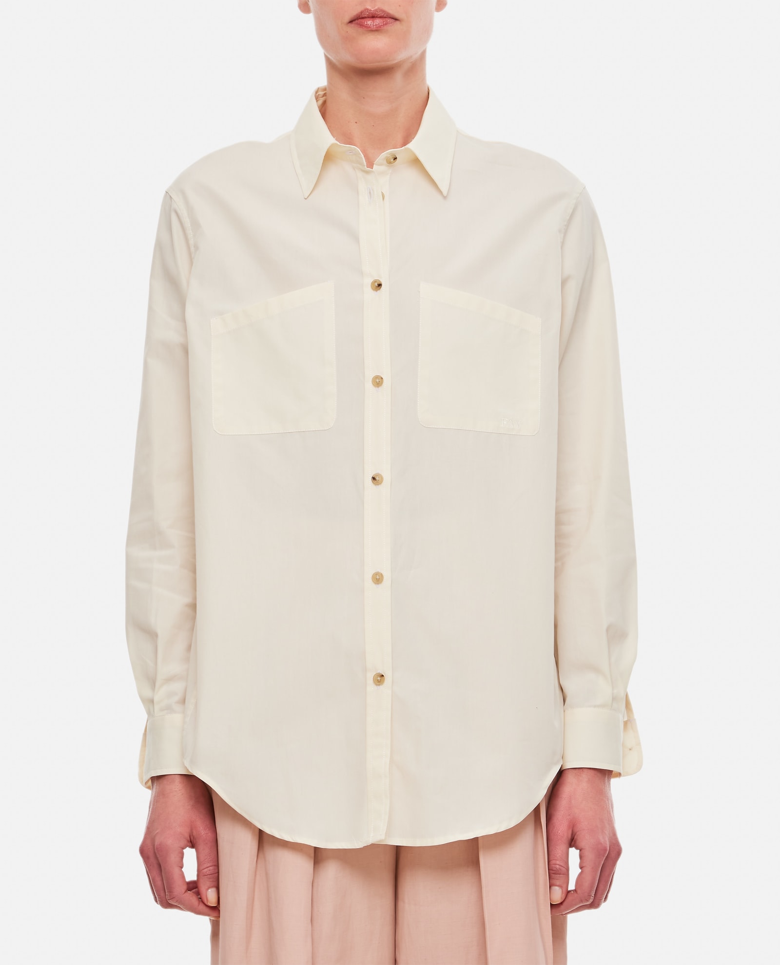 Cotton Long Sleeves Buttoned Shirt