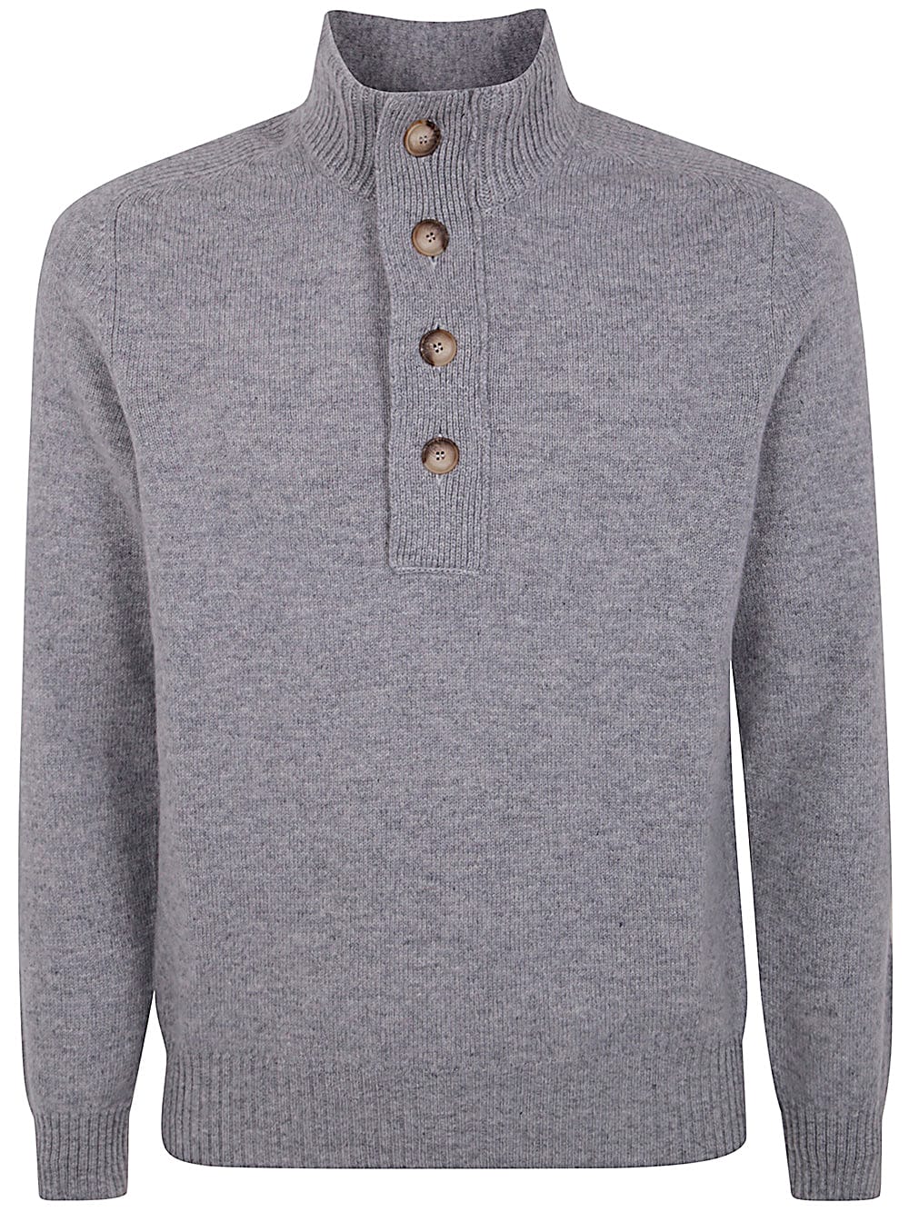 Shop Barba Napoli Knitwear Polo In Pearl