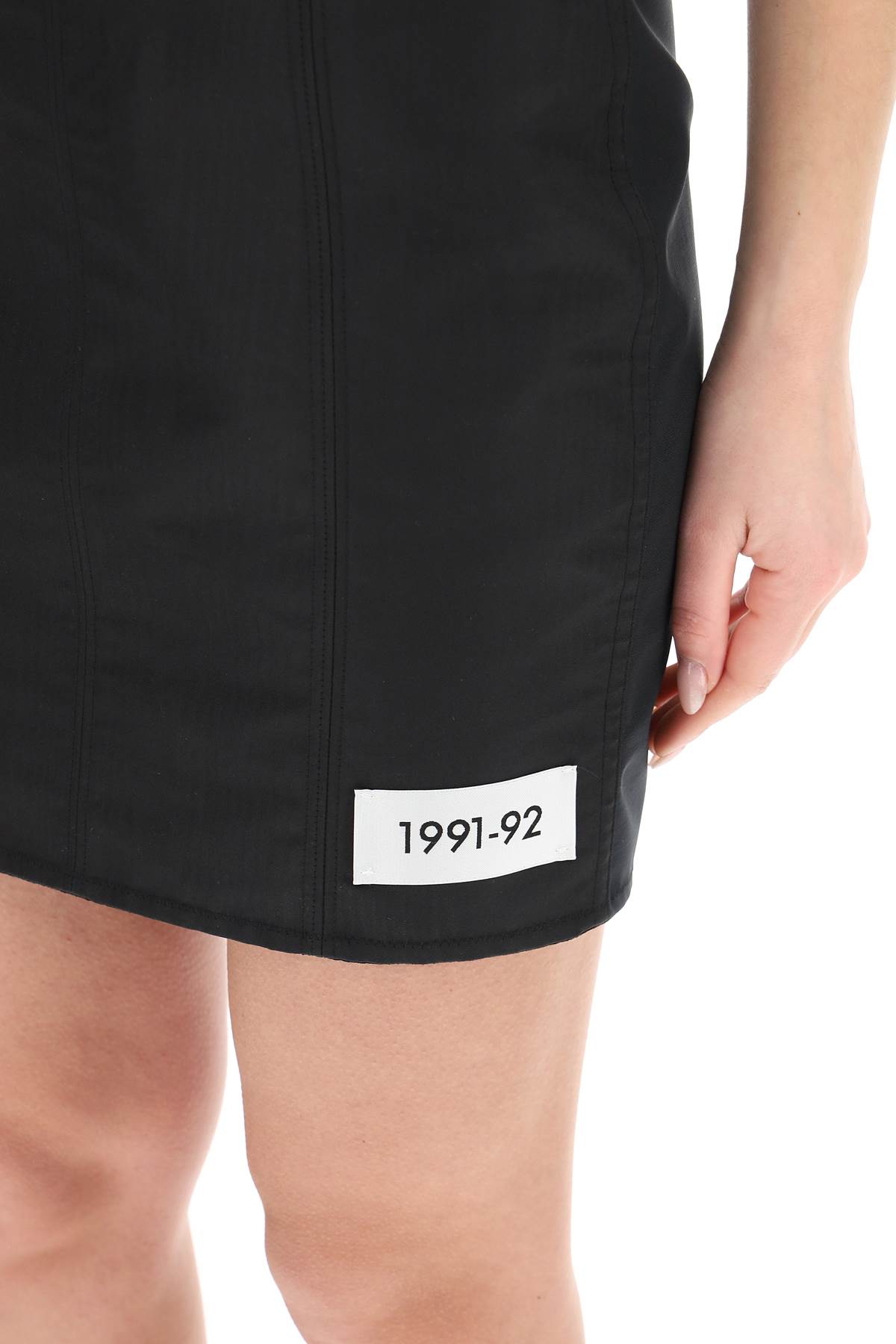 Dolce & Gabbana Black Kim Kardashian Edition Sweetheart Neck Minidress In Nero