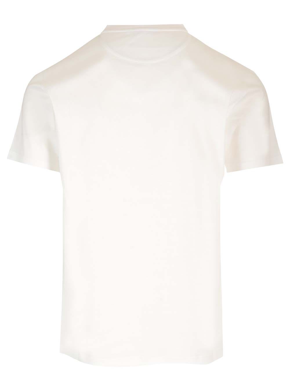 Shop Valentino Vlogo Signature Patch T-shir In White