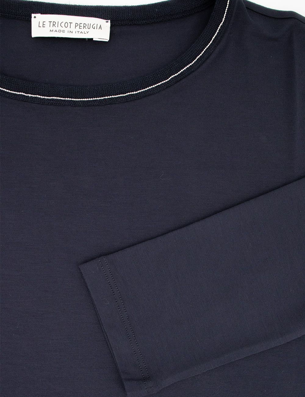 Shop Le Tricot Perugia Shirt In Navy Dark Blue