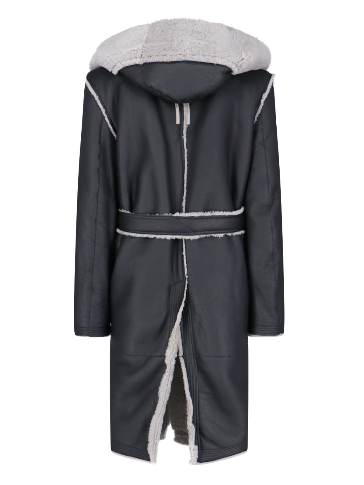 Shop Rick Owens Porterville Hooded Coat In Black