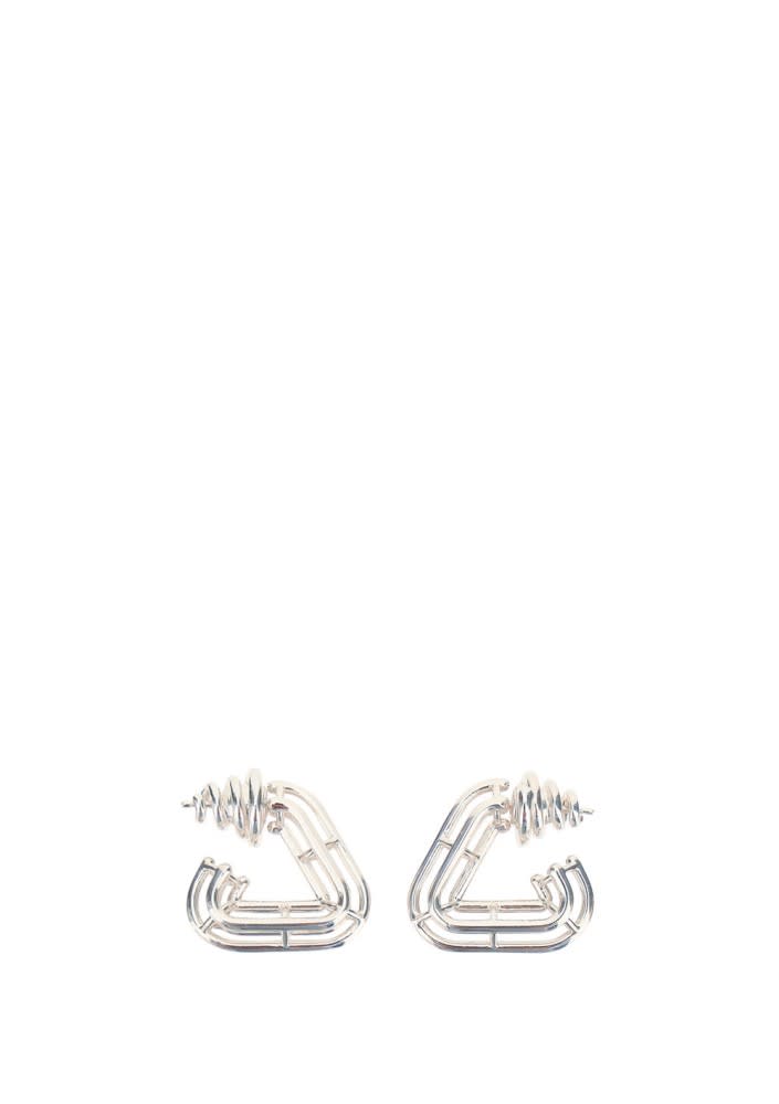 Bottega Veneta Triangle Hoop Earrings