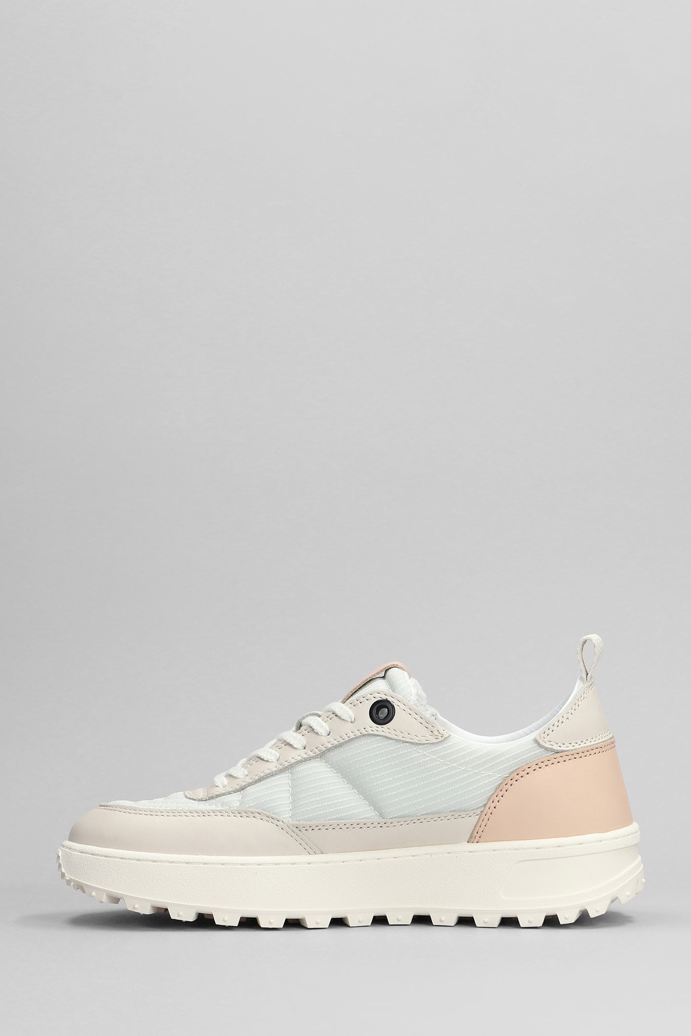 Shop Date Kdue Sneakers In Rose-pink Leather And Fabric