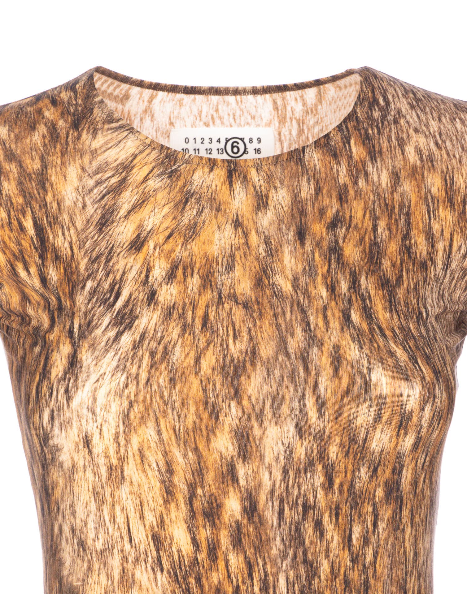 Mm6 Maison Margiela Long Sleeves Body In Brown