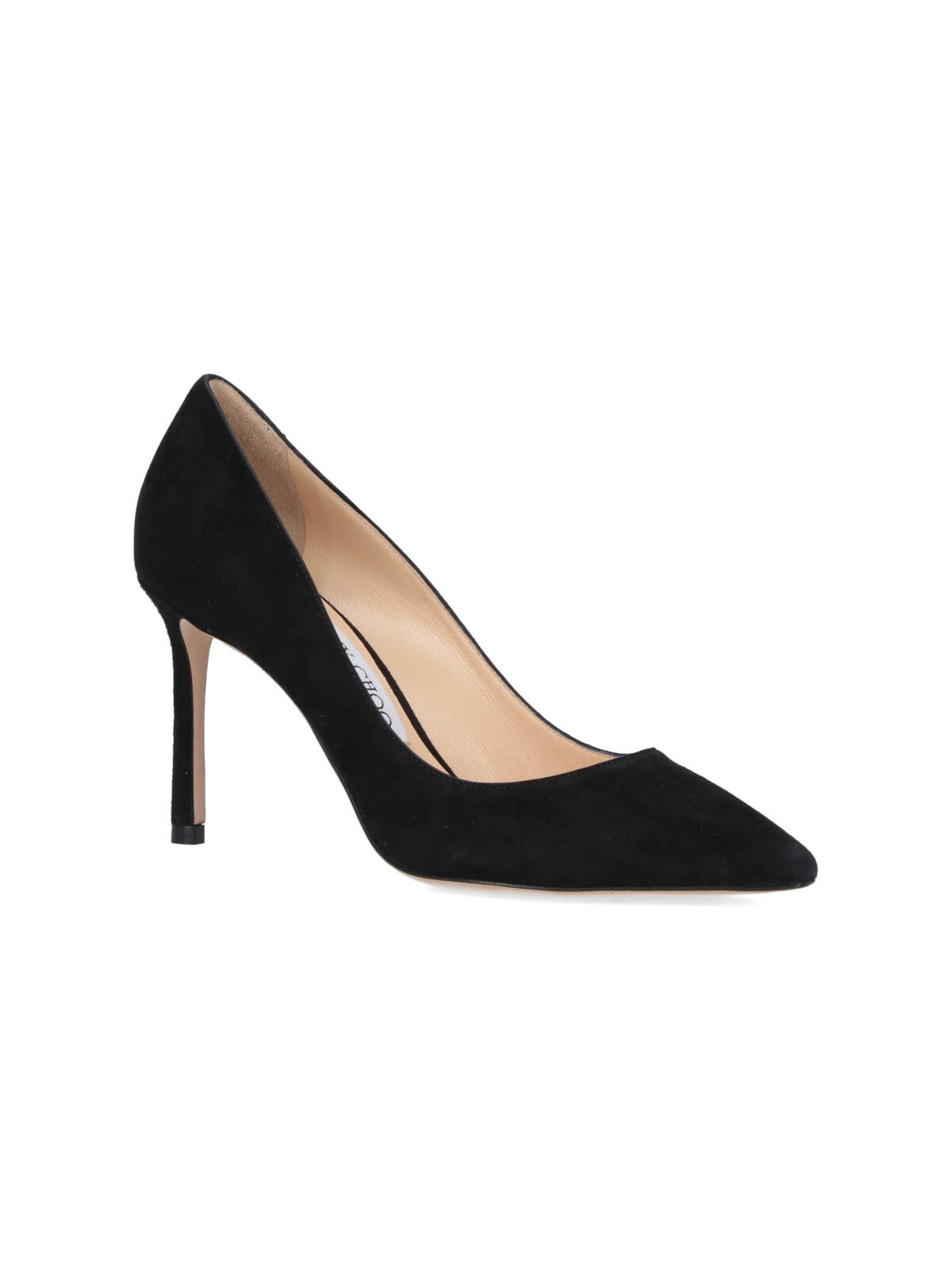 Jimmy Choo Womens Black Romy 100 Suede Courts 4.5 In Black