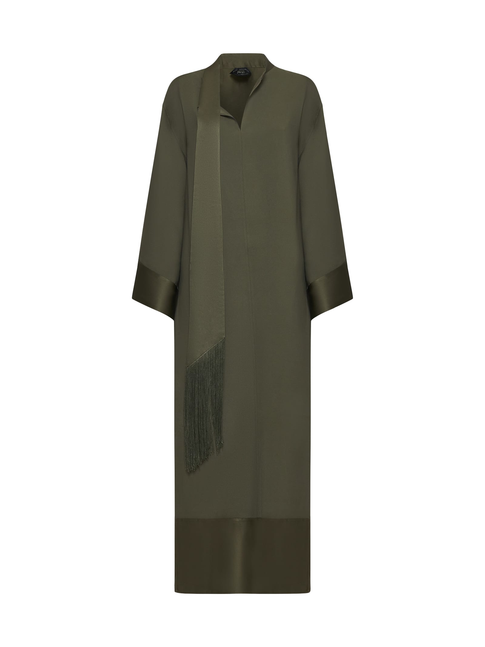 Shop Taller Marmo Dress In Forest Green