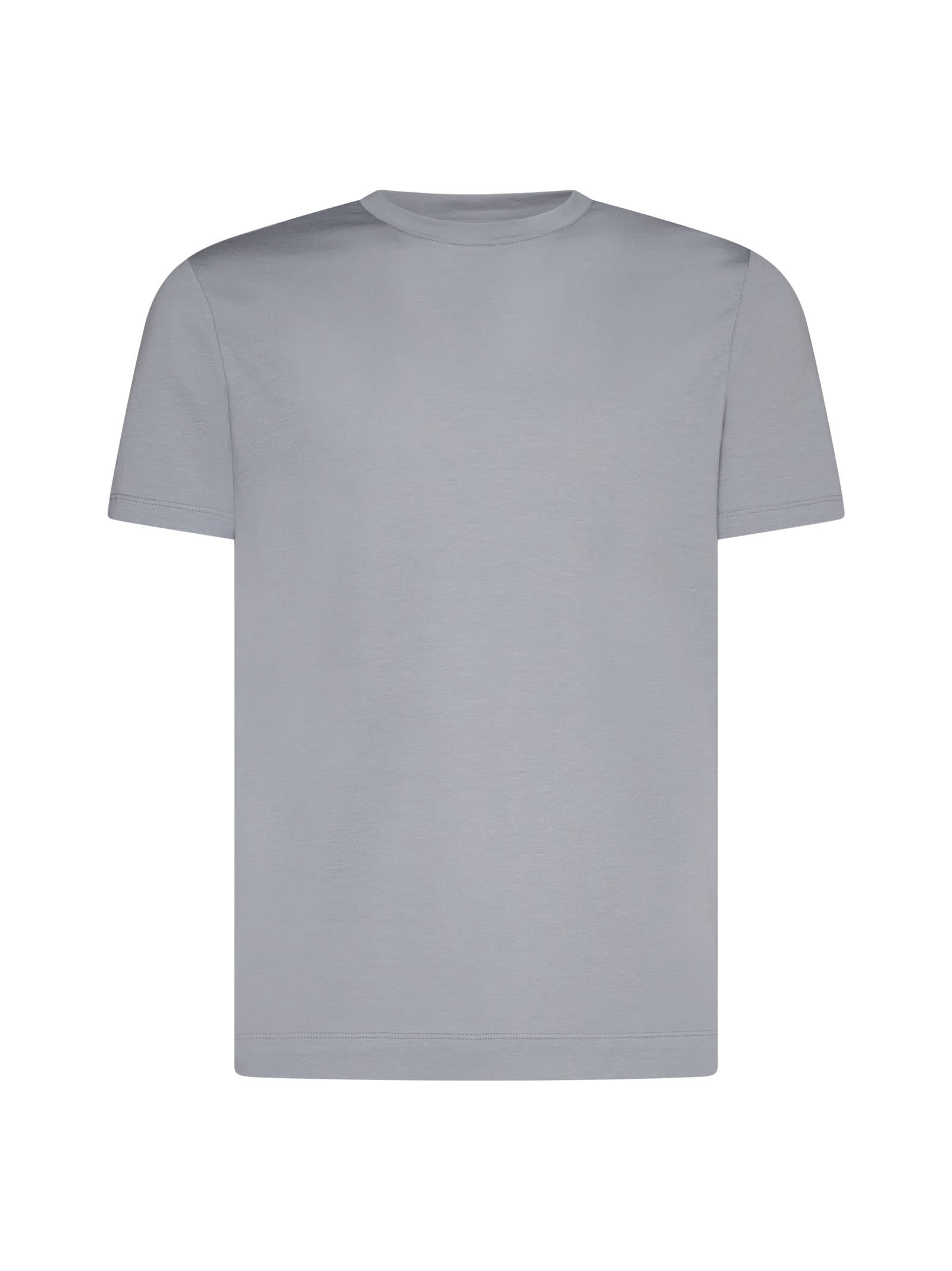 Shop Malo T-shirt In Baltic Gray