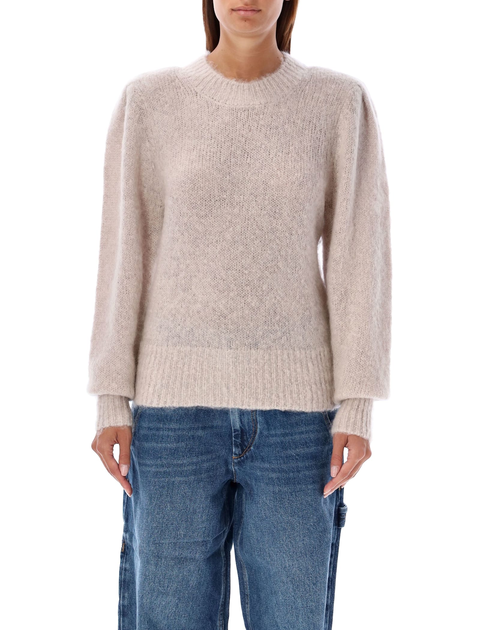 Shop Marant Etoile Esmee Sweater In Beige