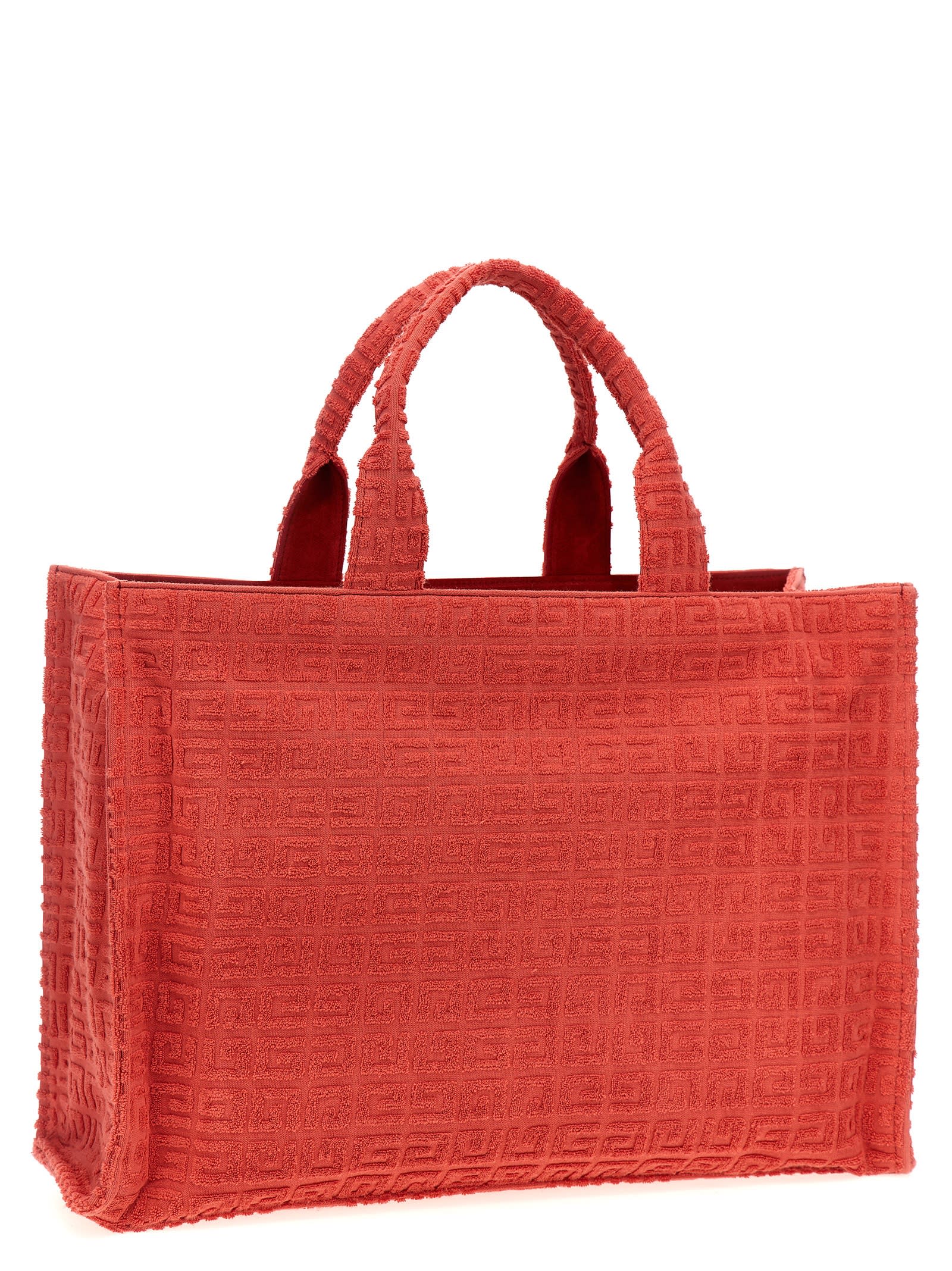 Shop Givenchy Plage Medium Capsule G-tote Shopping Bag In Red
