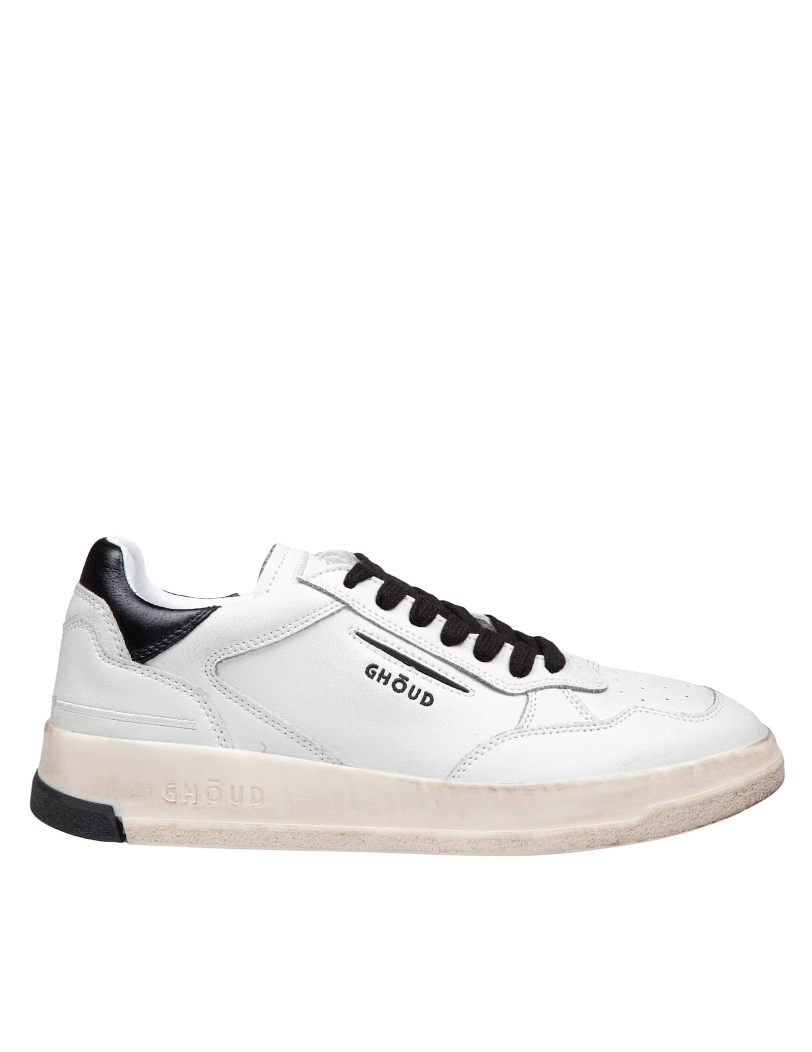 Sneakers Tweener Low White In Leather Color White And Black