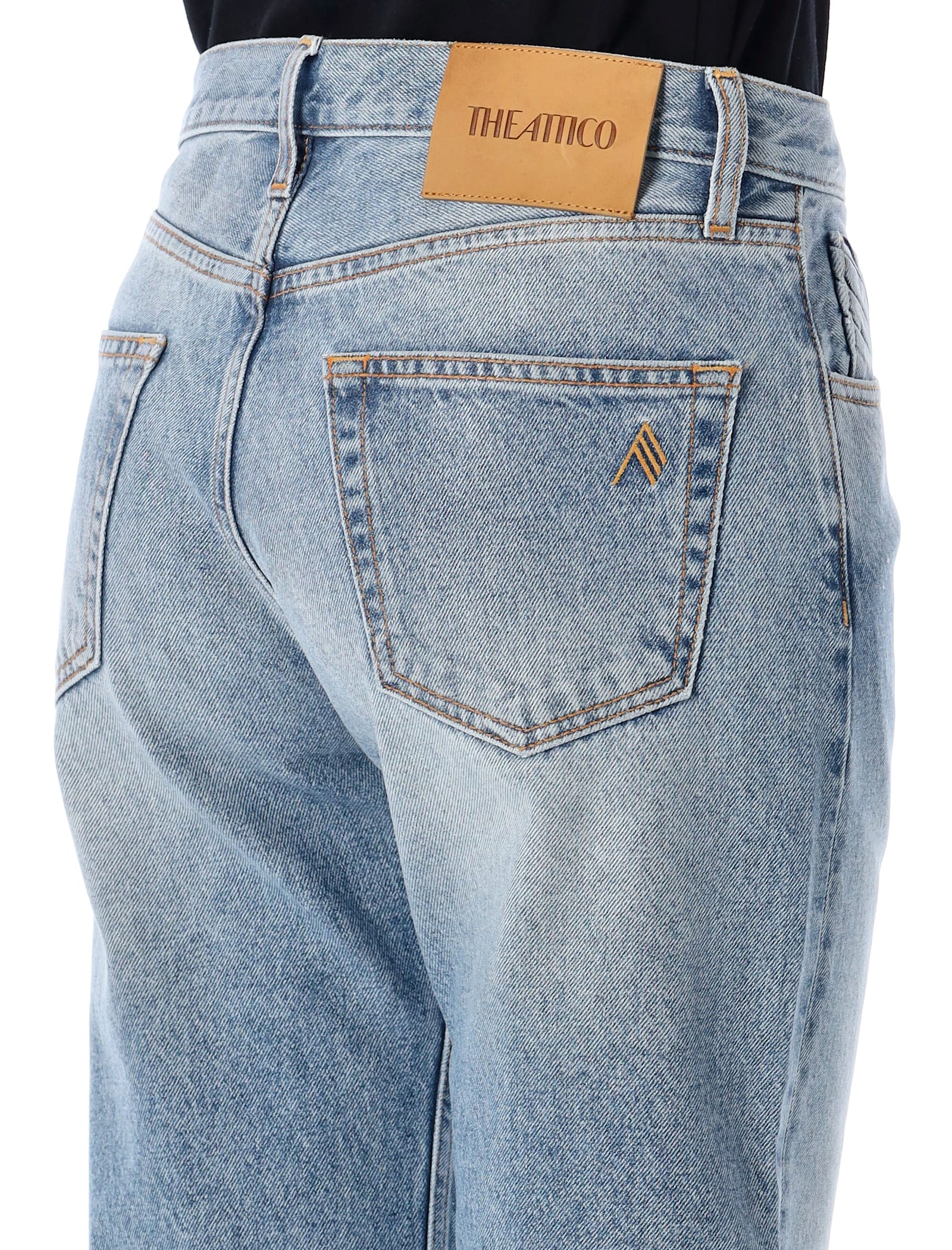 Attico The Jeans Blue In Sky Blue
