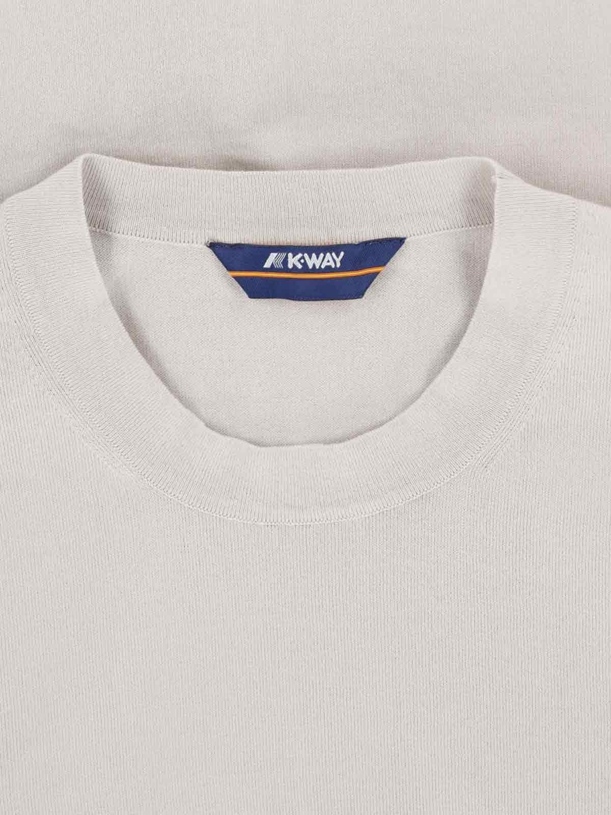K-way Neck Crew Plain Short Sleeves