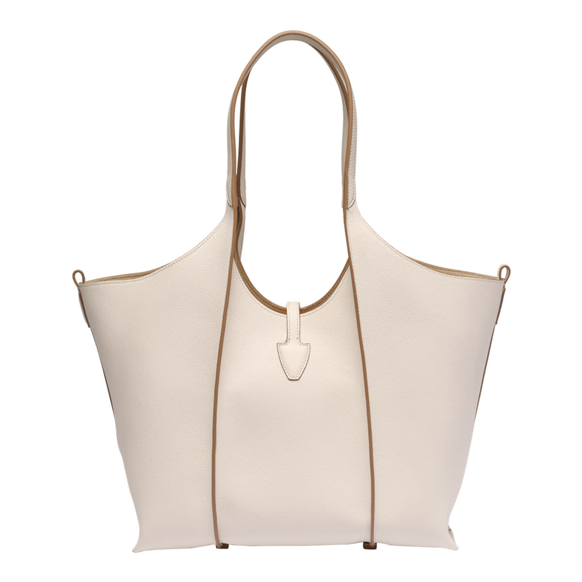 Tod's T-plaque Tote Bag In White