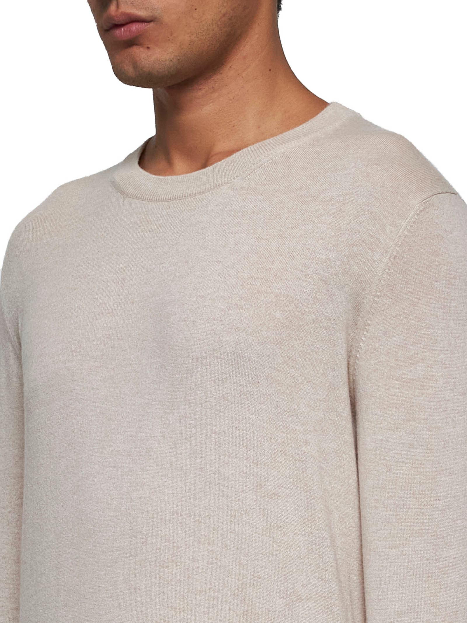 Shop Brunello Cucinelli Sweater In Sabbia+ciottolo