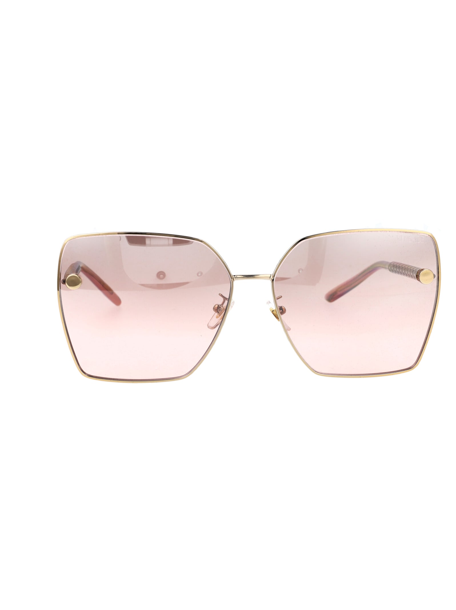 Shop Versace 0ve2270d Sunglasses In 12527e Pale Gold