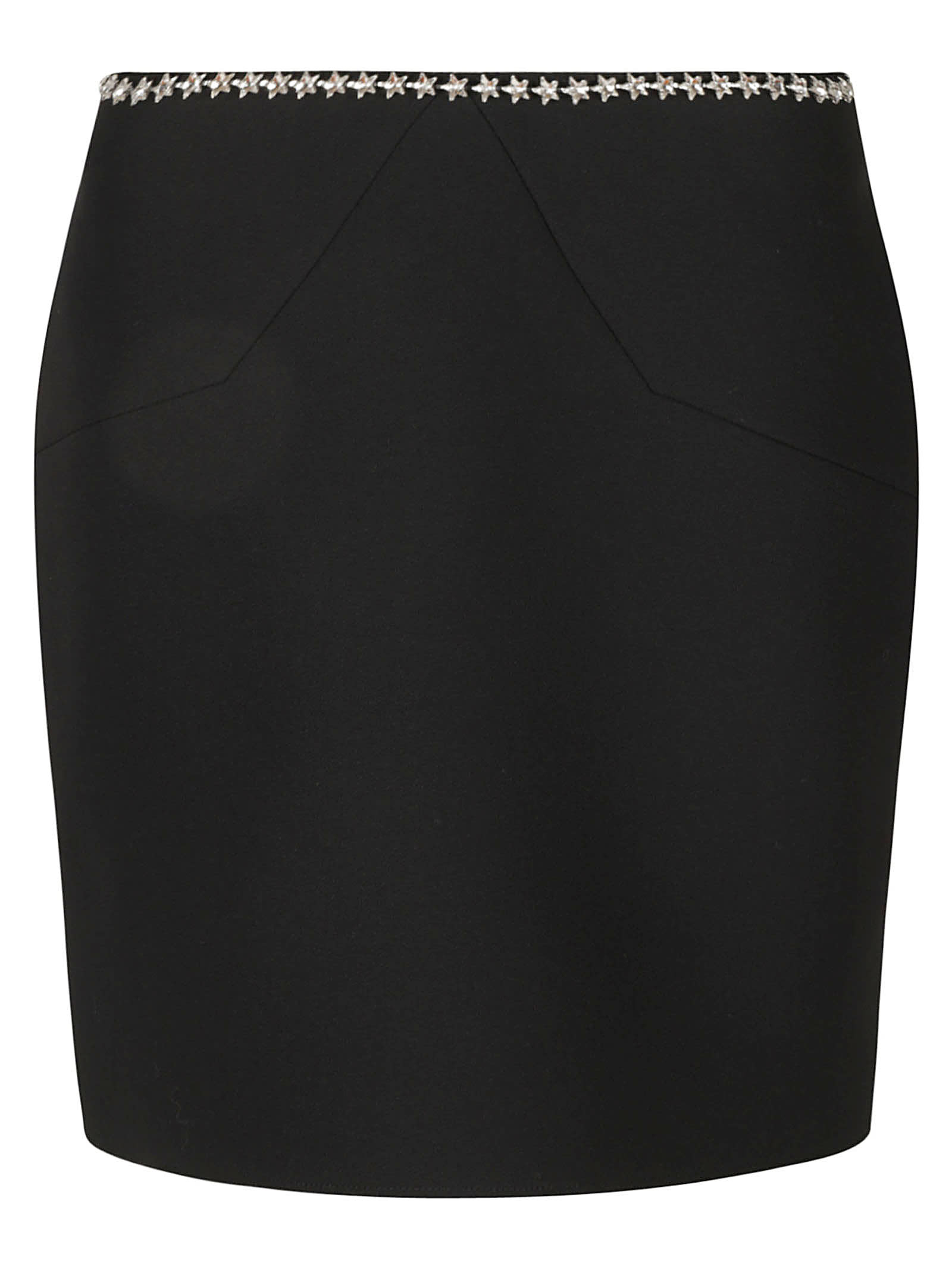 MSGM Star Embellished Short Skirt