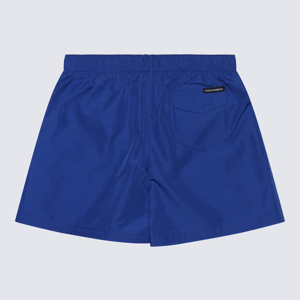 Shop Dolce & Gabbana Blue Swim Shorts In Bluette Medio