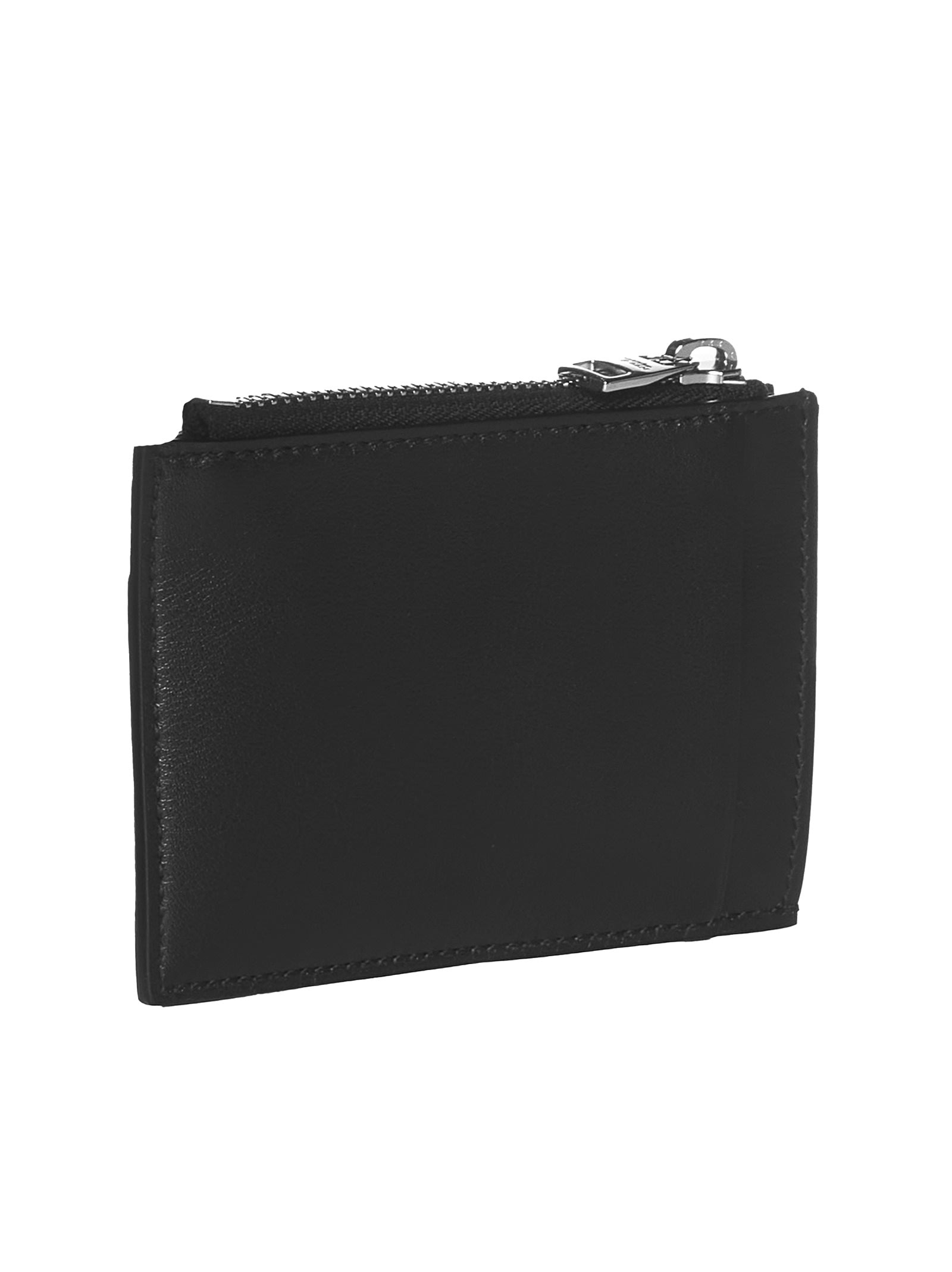 Alexander Mcqueen Card Holder With Logo In Black