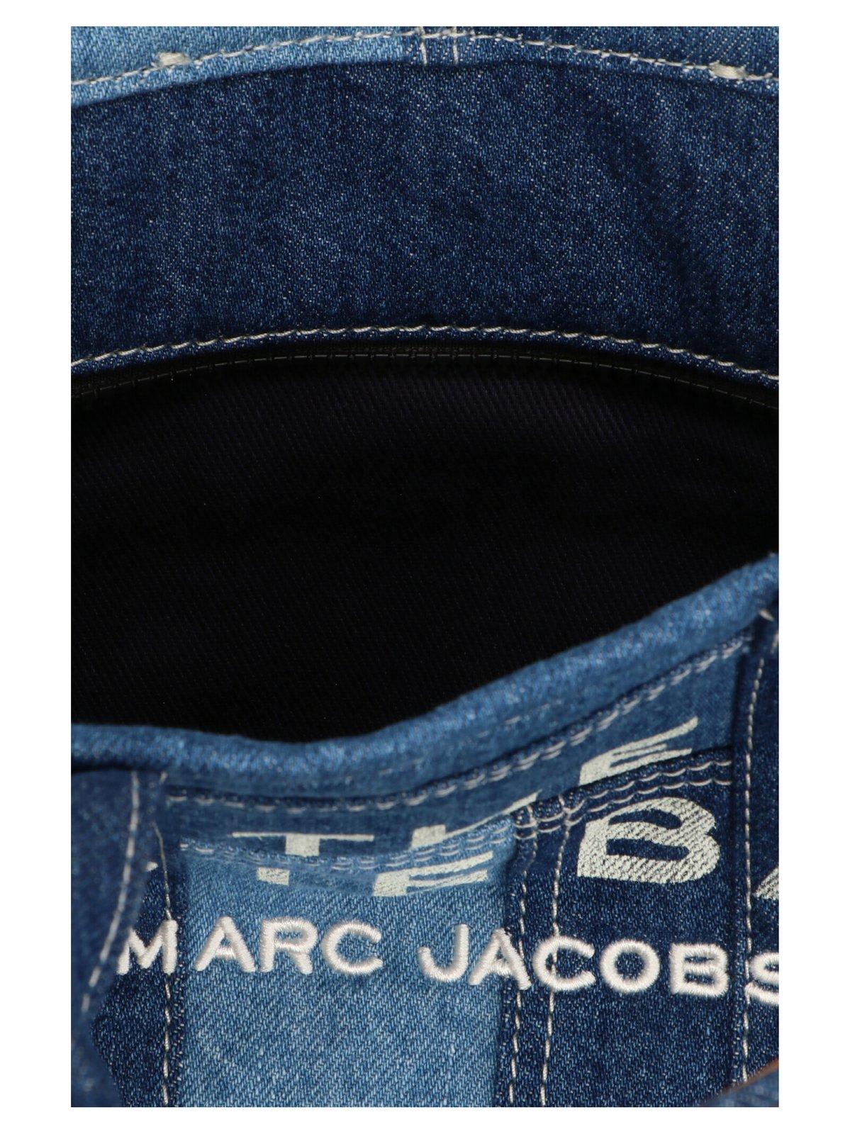 Shop Marc Jacobs The Denim Mini Tote Bag In Blue Denim
