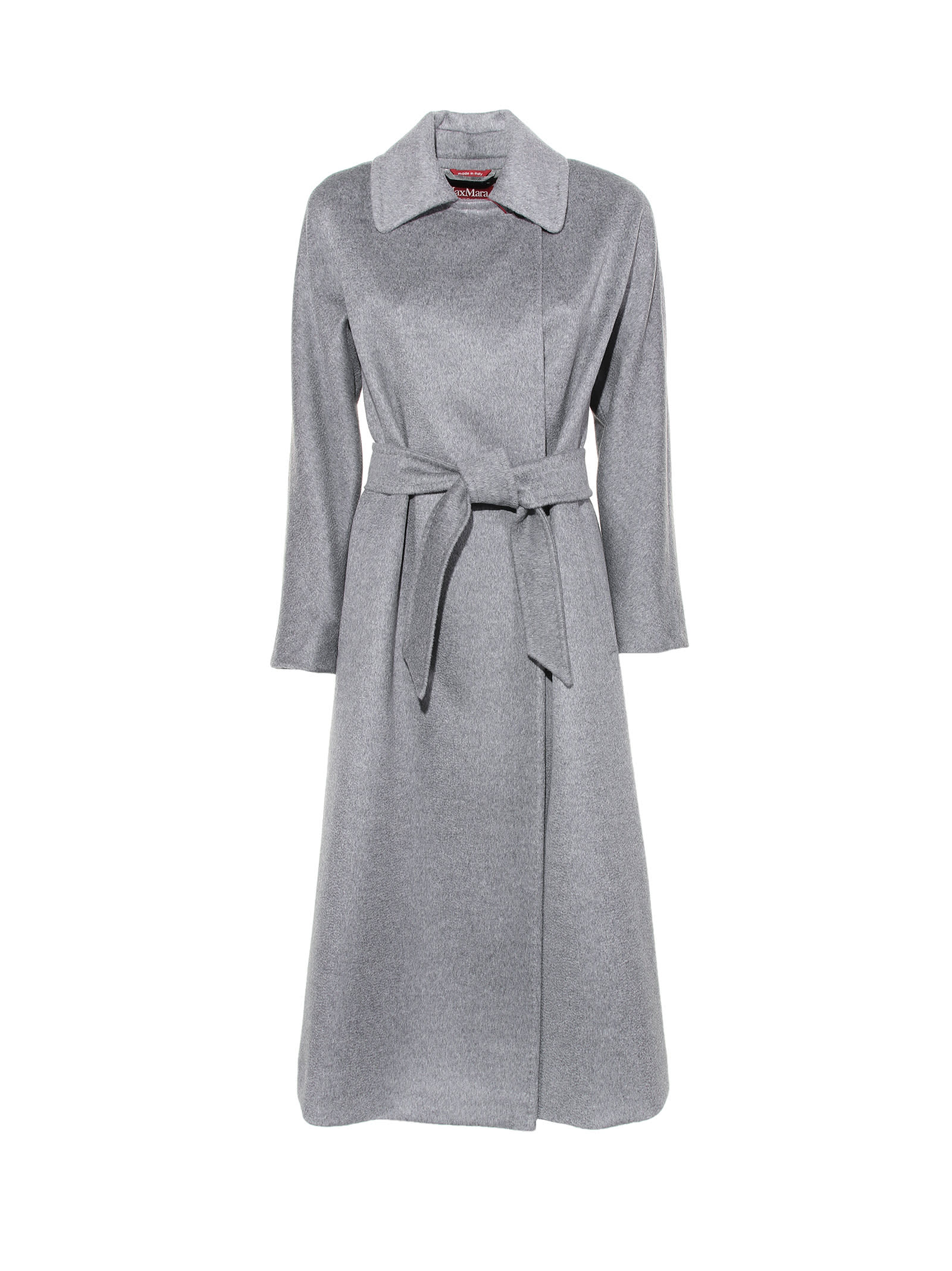 Max Mara Coat In Grey Wool