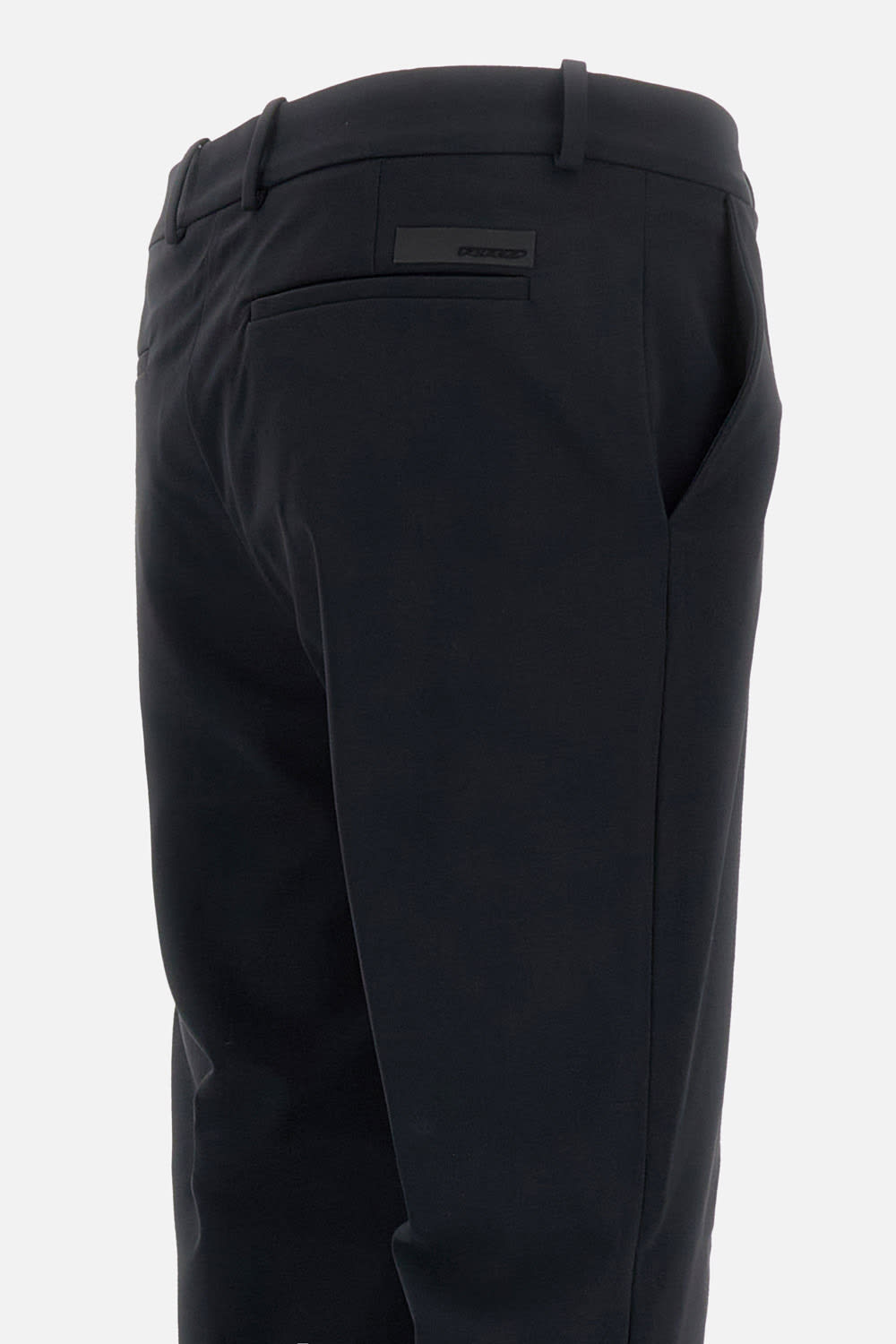 Rrd - Roberto Ricci Design Terzilio Turn-up Hem Chino Pants In Black