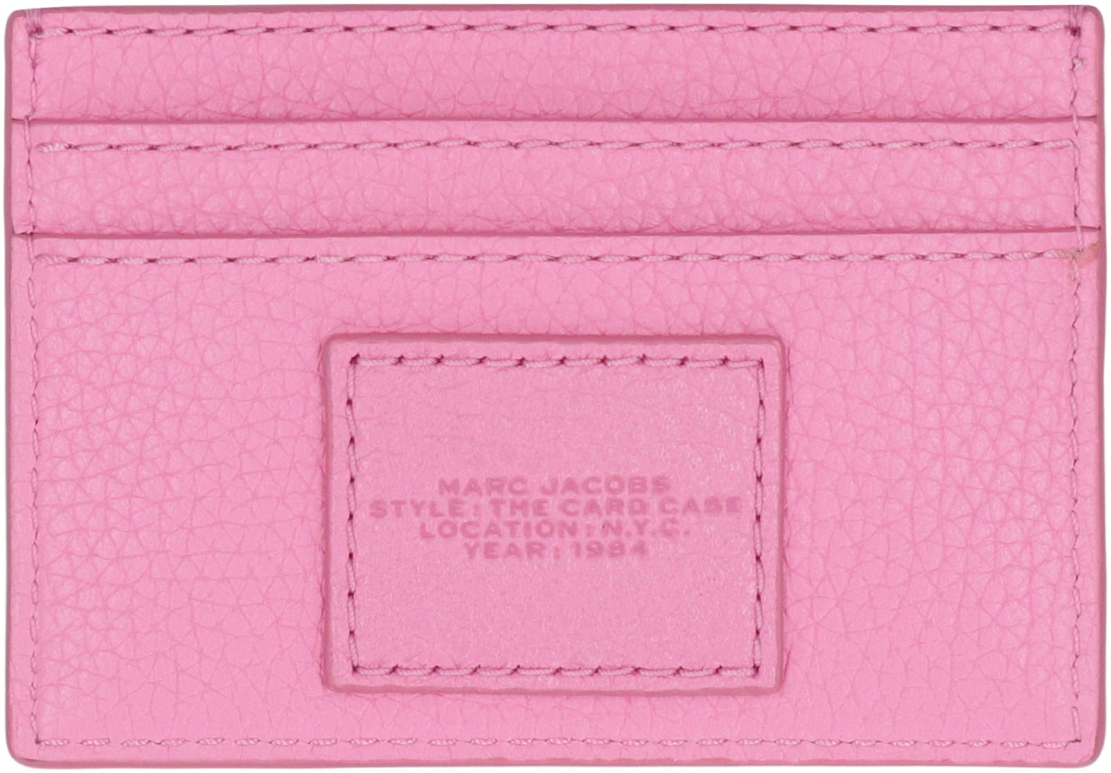 Marc Jacobs The Card Case Leather In Pink