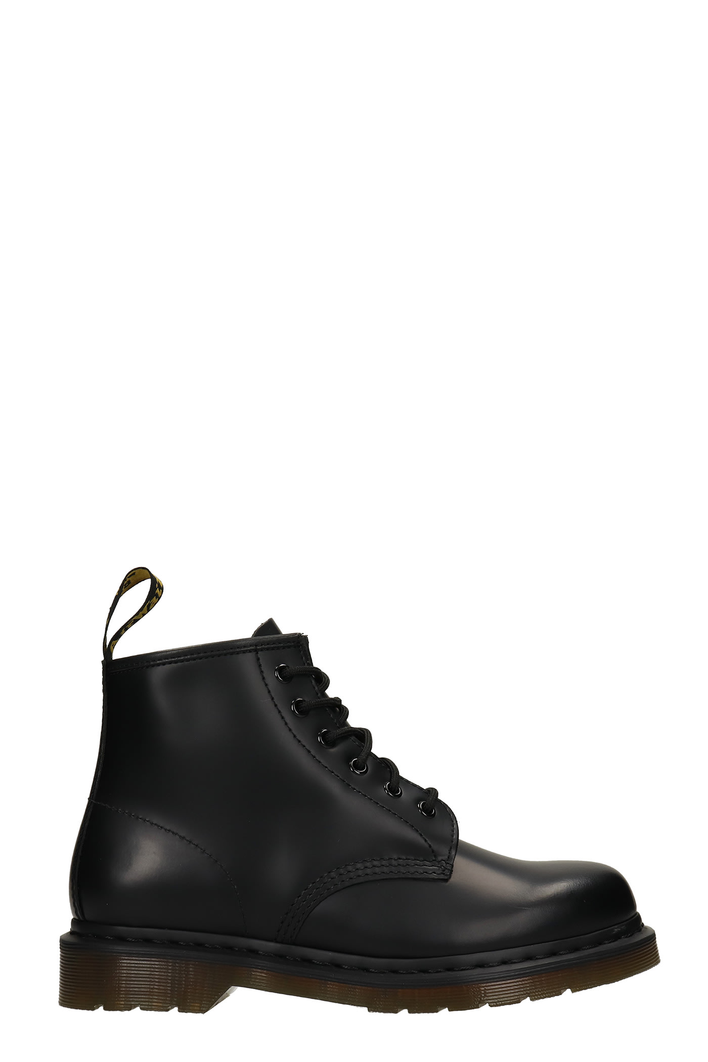 Dr. Martens 101 Combat Boots In Black Leather