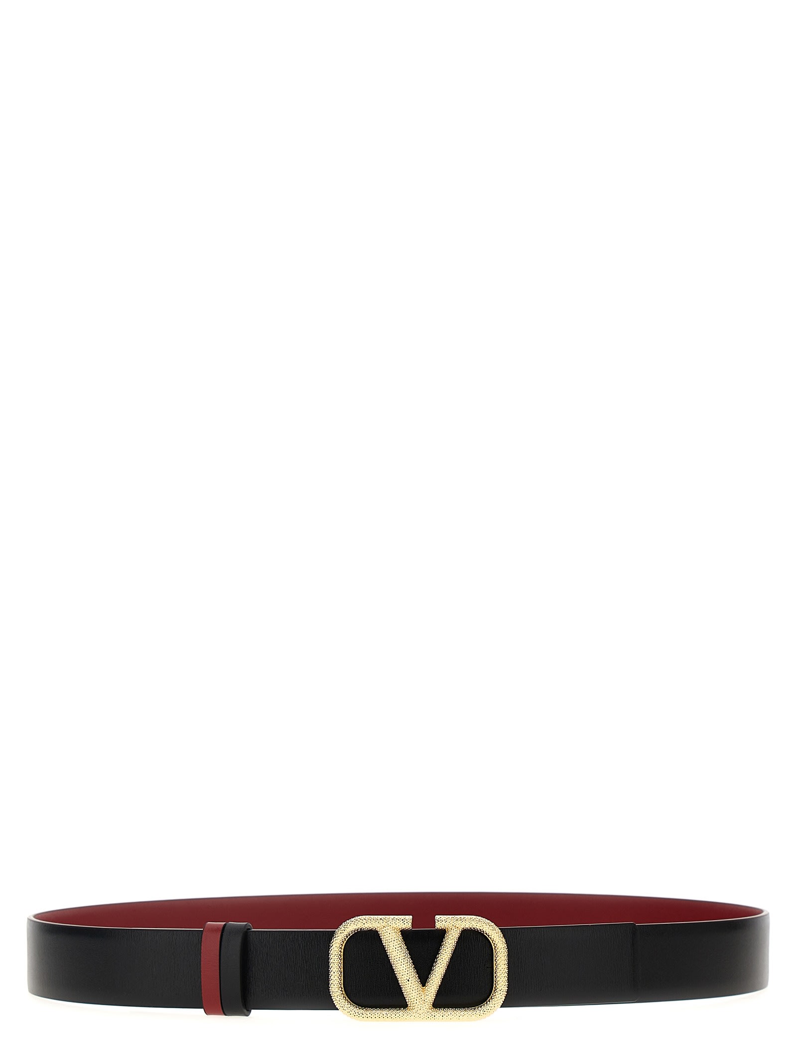 Valentino Garavani Vlogo Reversible Belt In Multicolor