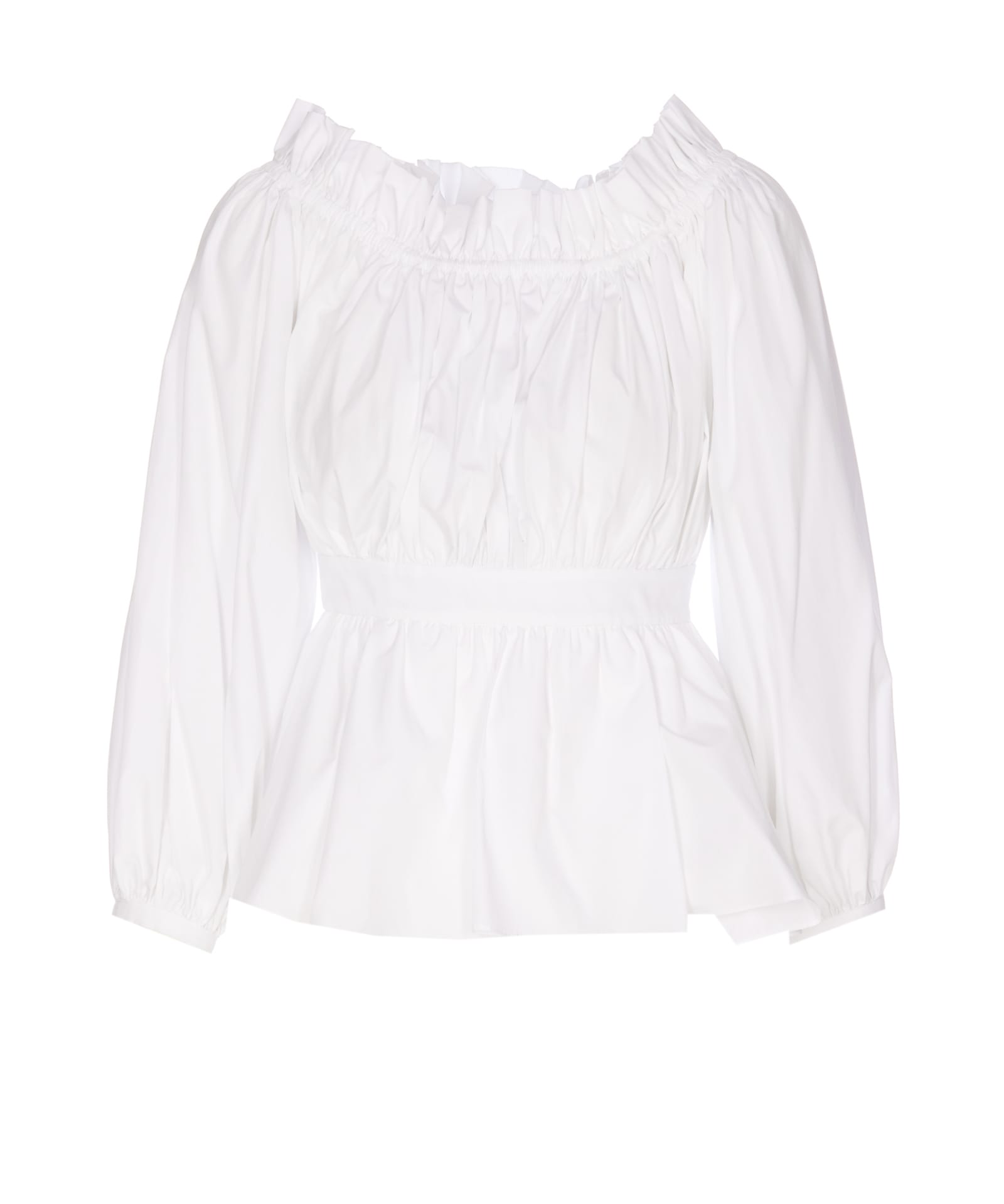 Shop Alexander Mcqueen Off Shoulder Top