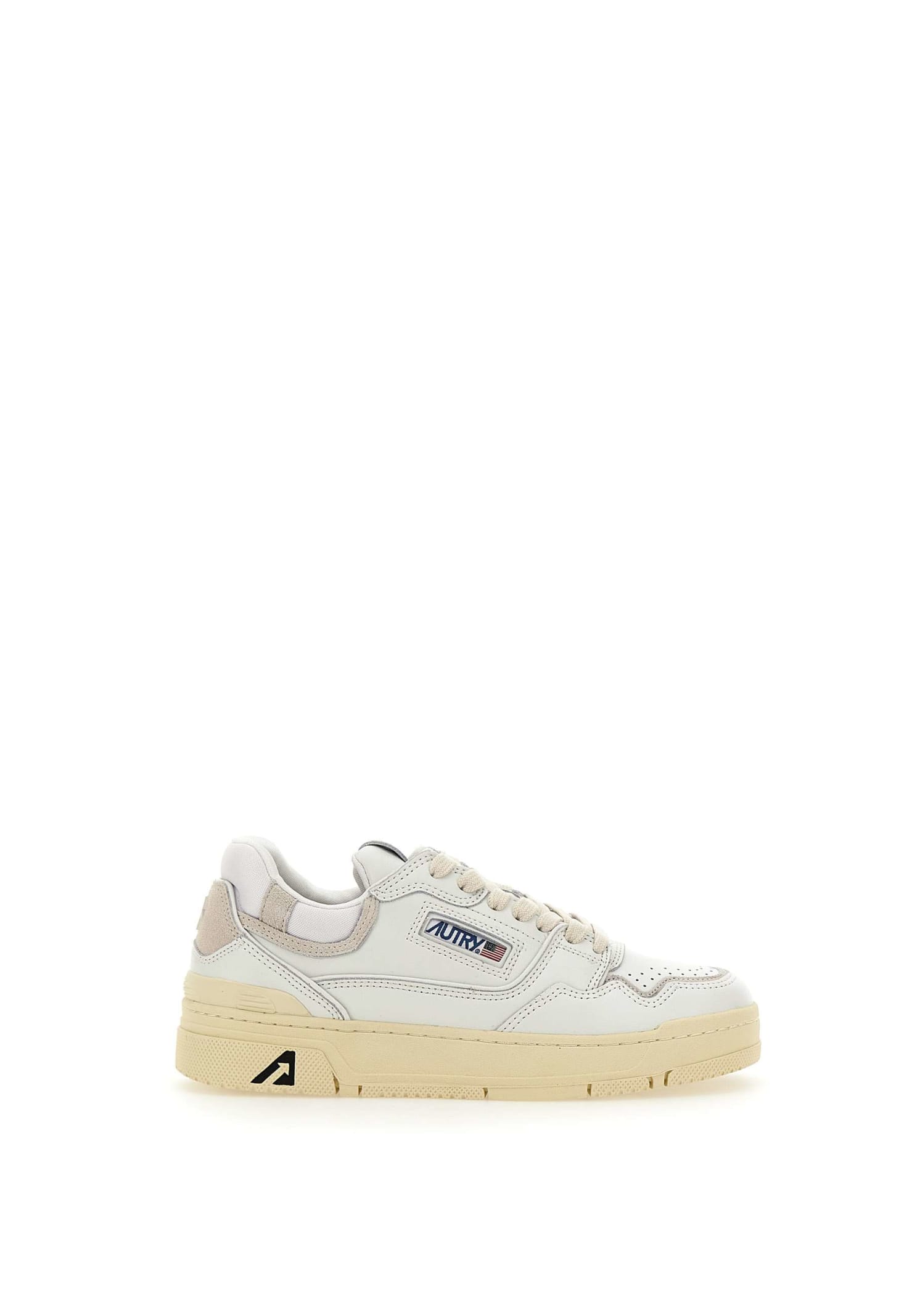 Autry Rolw Mm15 Cowhide Sneakers In White