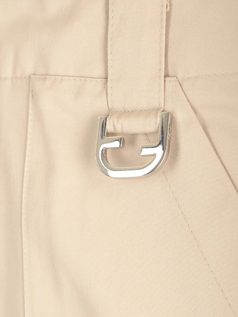 Shop Fendi Cargo Pants In Beige