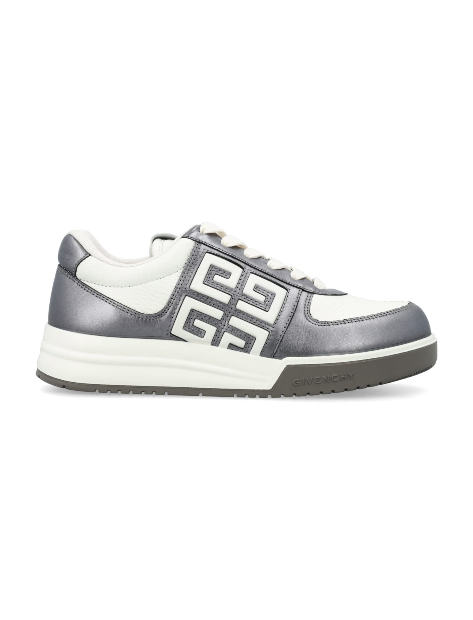 Shop Givenchy G4 Womans Sneakers In White/silvery