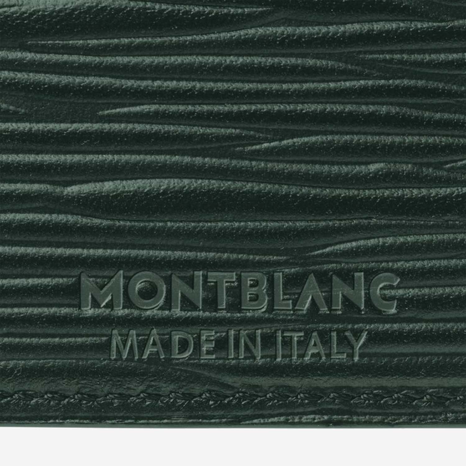 Shop Montblanc Card Case 5 Compartments Meisterstuck In Green