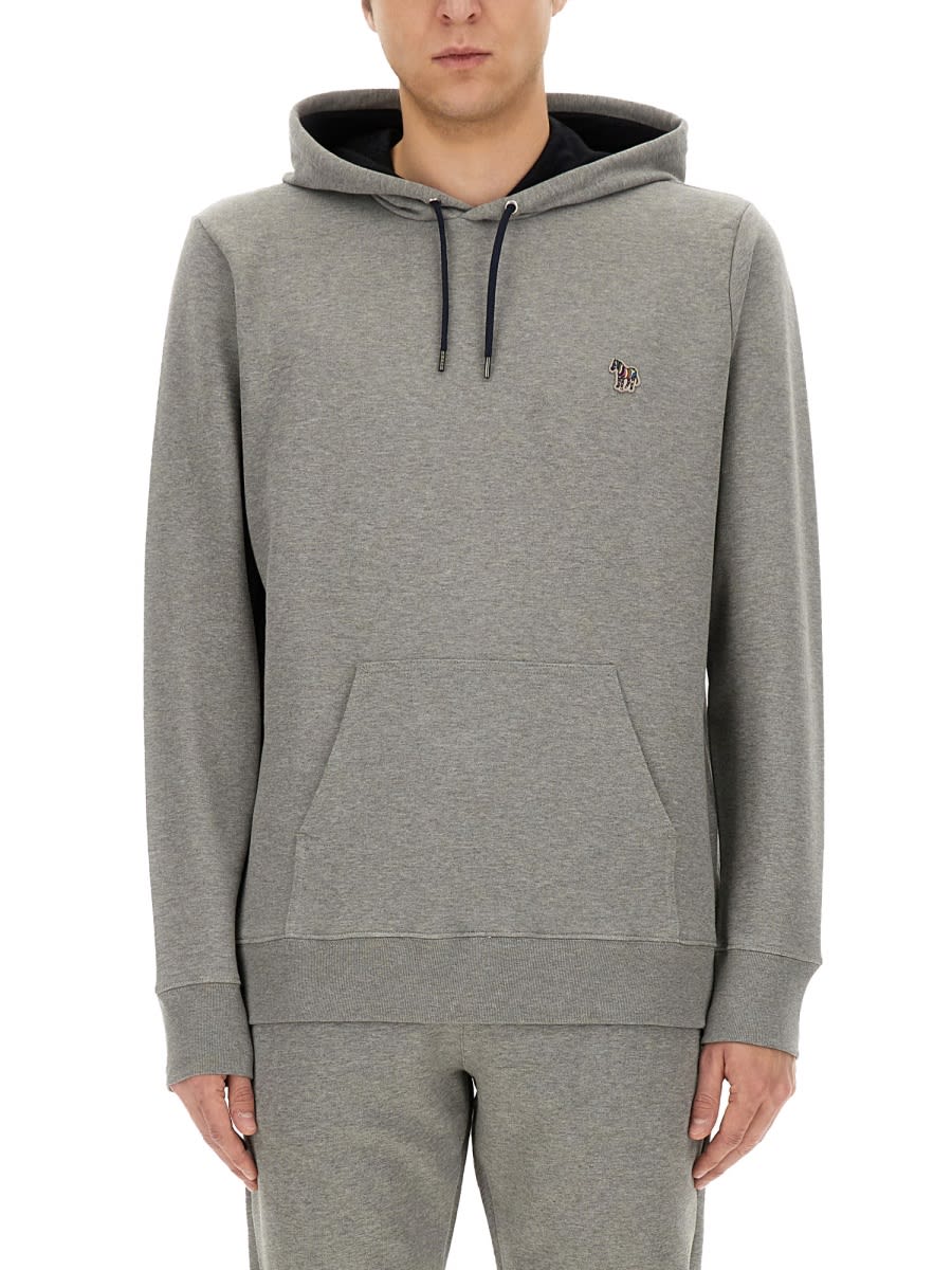 Ps By Paul Smith Ps Paul Smith Sweatshirt With Logo In Gray