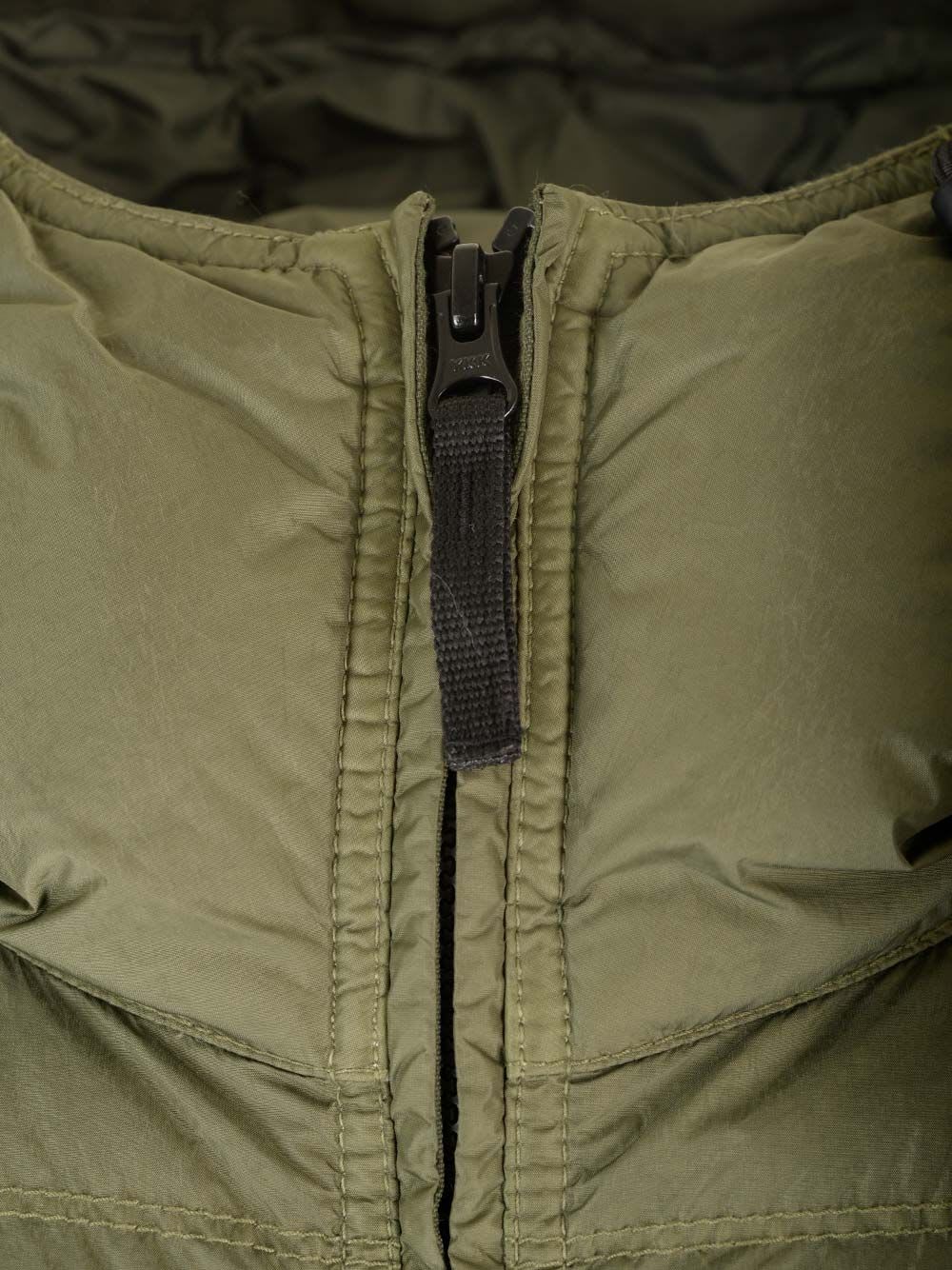 Shop Stone Island Hood With Down Filling In Green