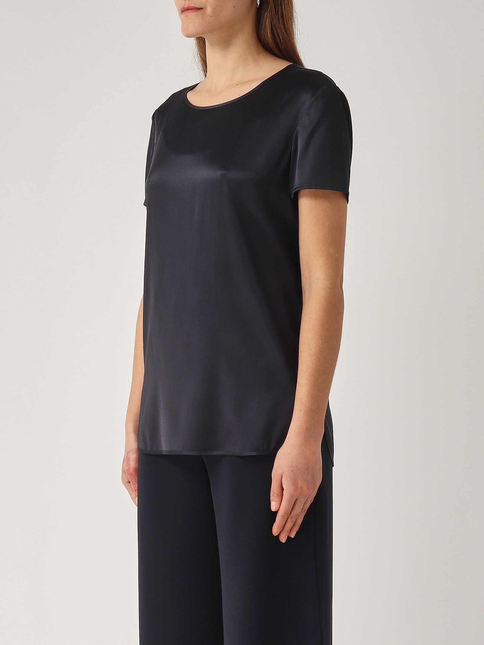 Max Mara Cortona Blouse In Black