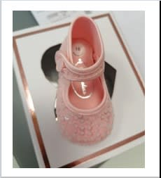 Shop Monnalisa Pink Flat Shoes For Baby Girl With Sequins