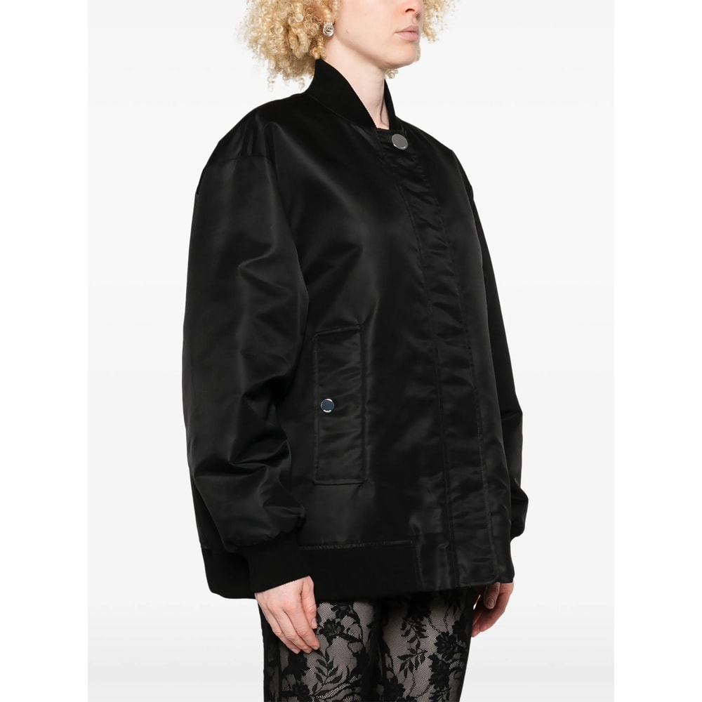 Sportmax 'agape' Bomber Jacket In Black