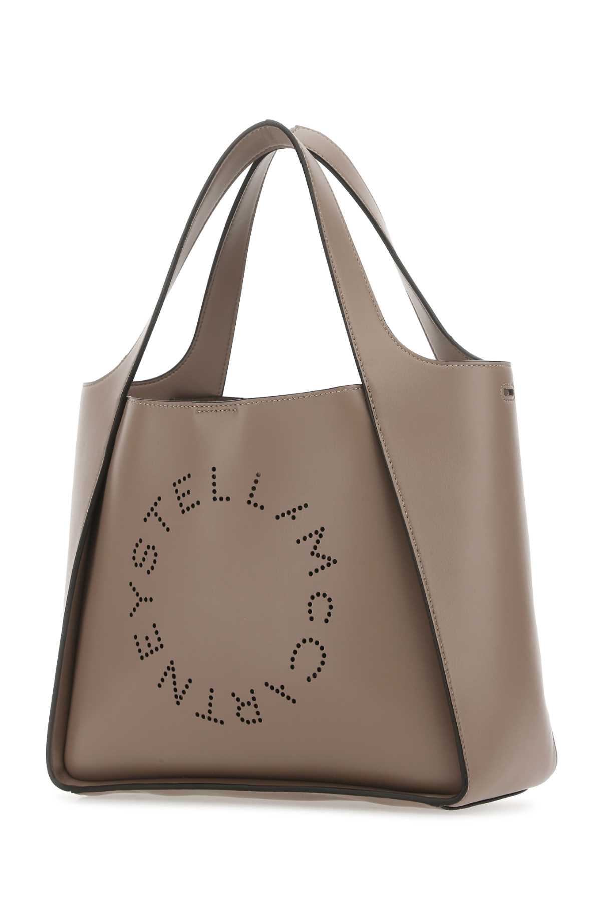 Shop Stella Mccartney Dove Grey Alter Mat Stella Logo Handbag In 2800