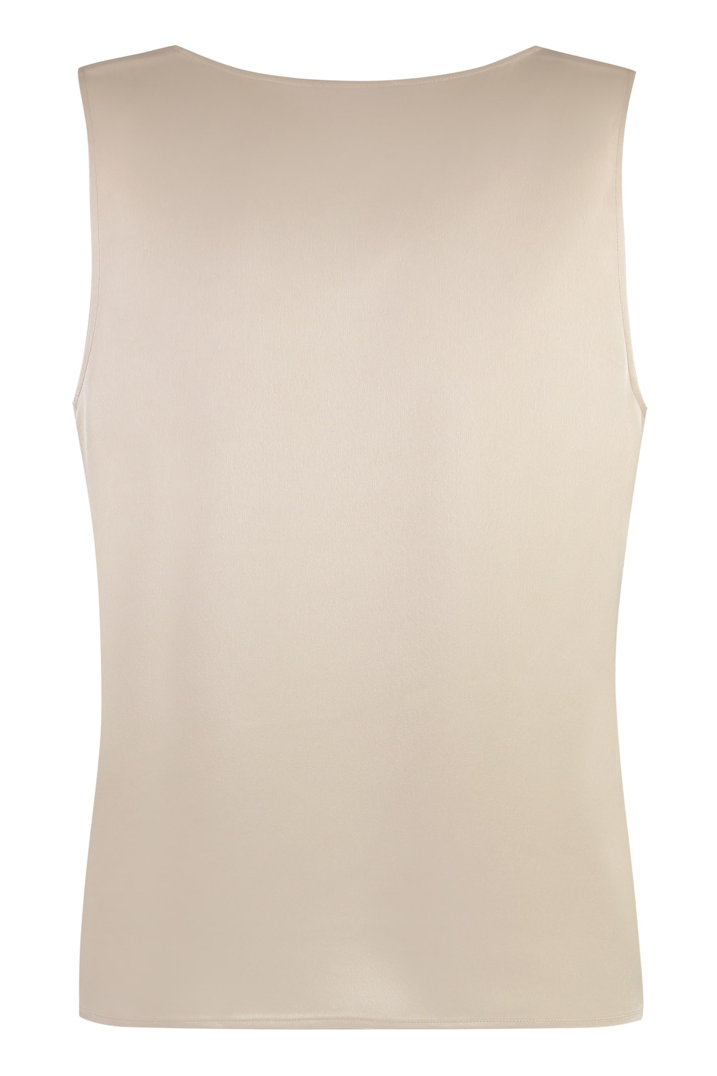 Shop Alfieri &amp; St.john Satin Tank Top In Beige