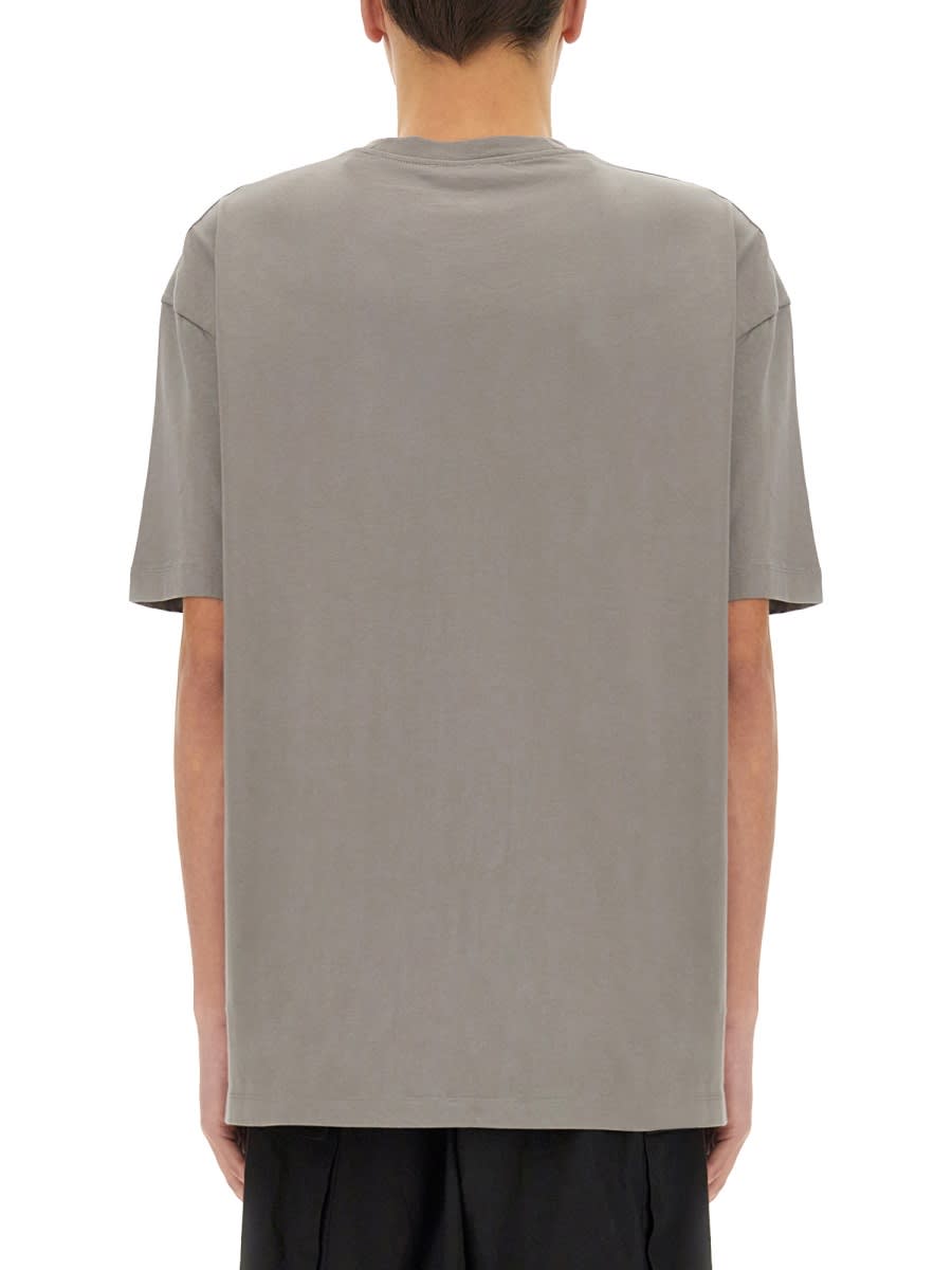 Ih Nom Uh Nit Dobermann Print T-shirt In Grey