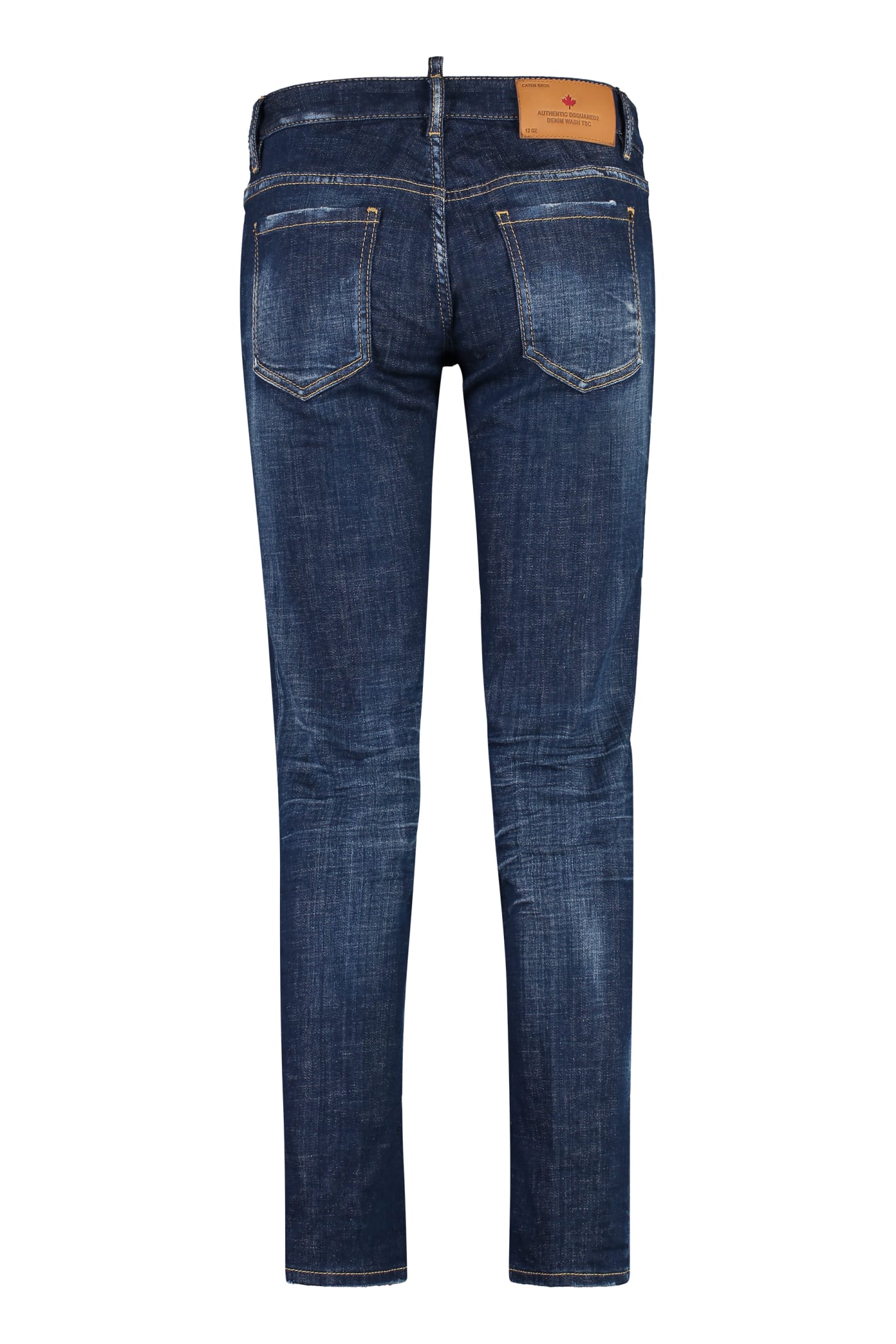 Shop Dsquared2 Jennifer Straight Leg Jeans In Denim