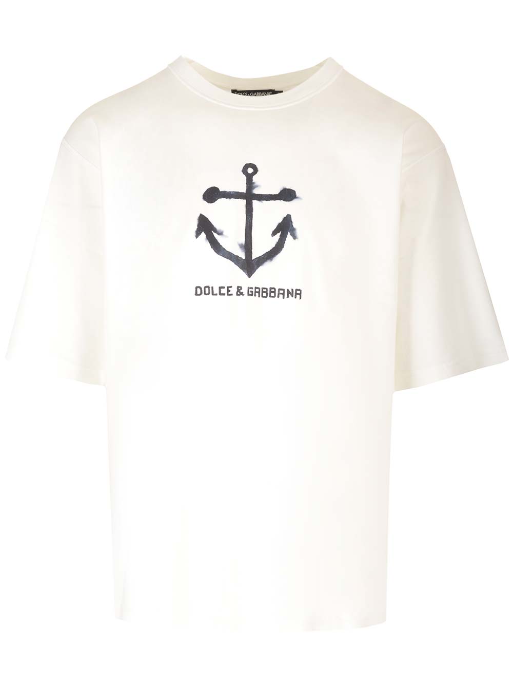 Shop Dolce & Gabbana Marine T-shirt In Bianco