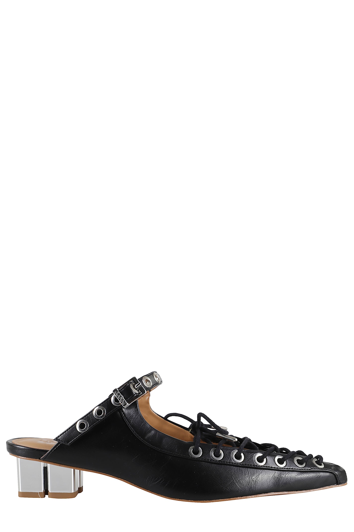 Eyelets Lace Up Mule