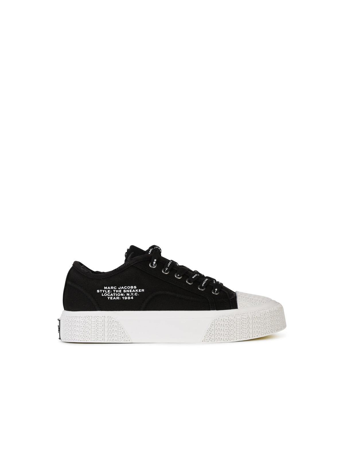 Shop Marc Jacobs Black Tela Sneakers