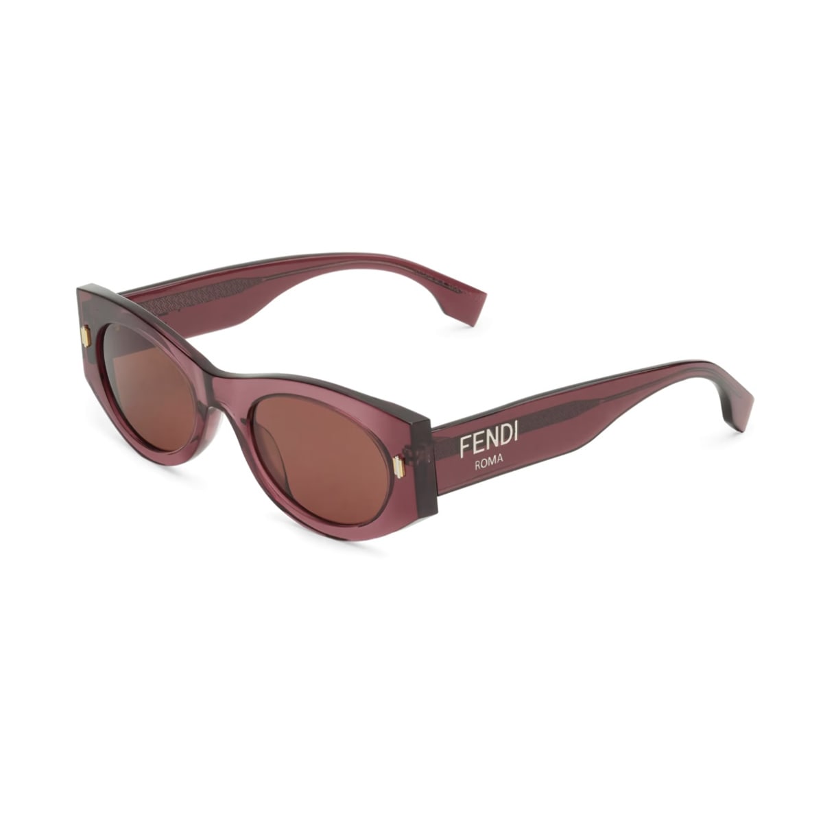 Shop Fendi Fe40125i 81s Sunglasses In Viola