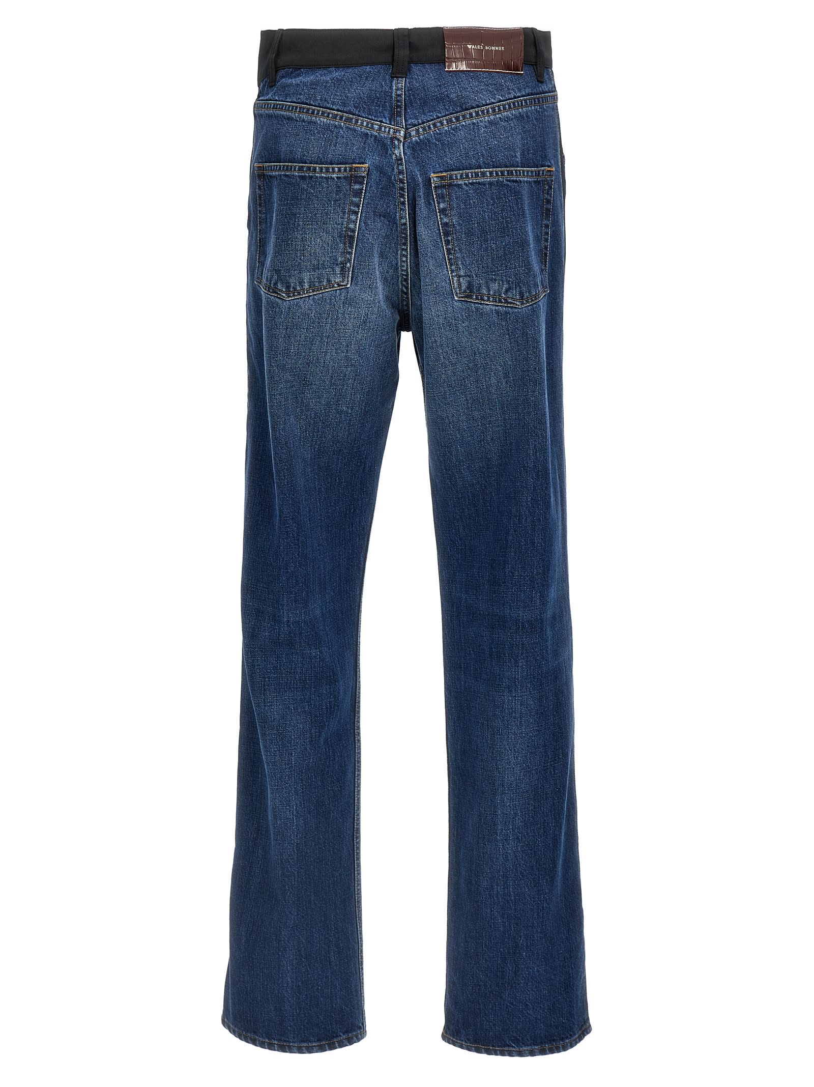 Wales Bonner Echo Denim Jeans In Blue